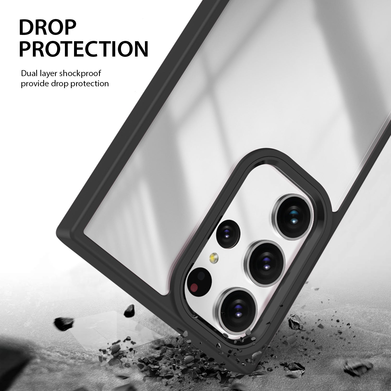 Tough On Samsung Galaxy S23 Ultra Clear Case Protector