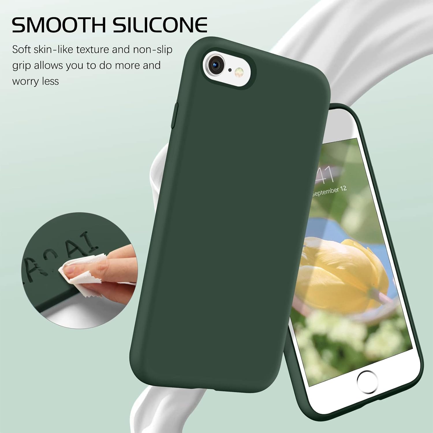 Tough On iPhone SE 2022 & 2020 / iPhone 8 & 7 & 6 Liquid Silicone Case