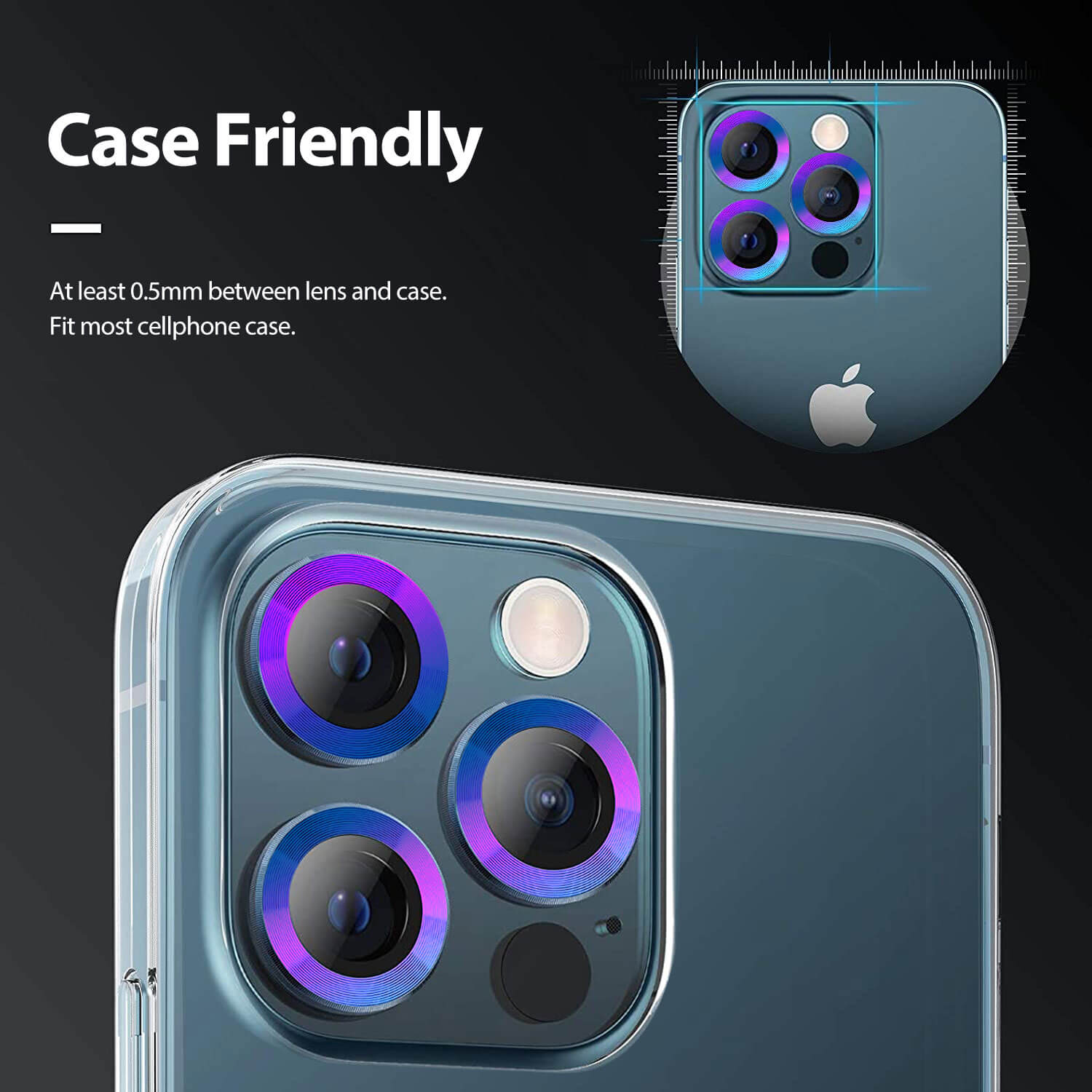 Tough On iPhone 13 Pro Max Camera Lens Protector