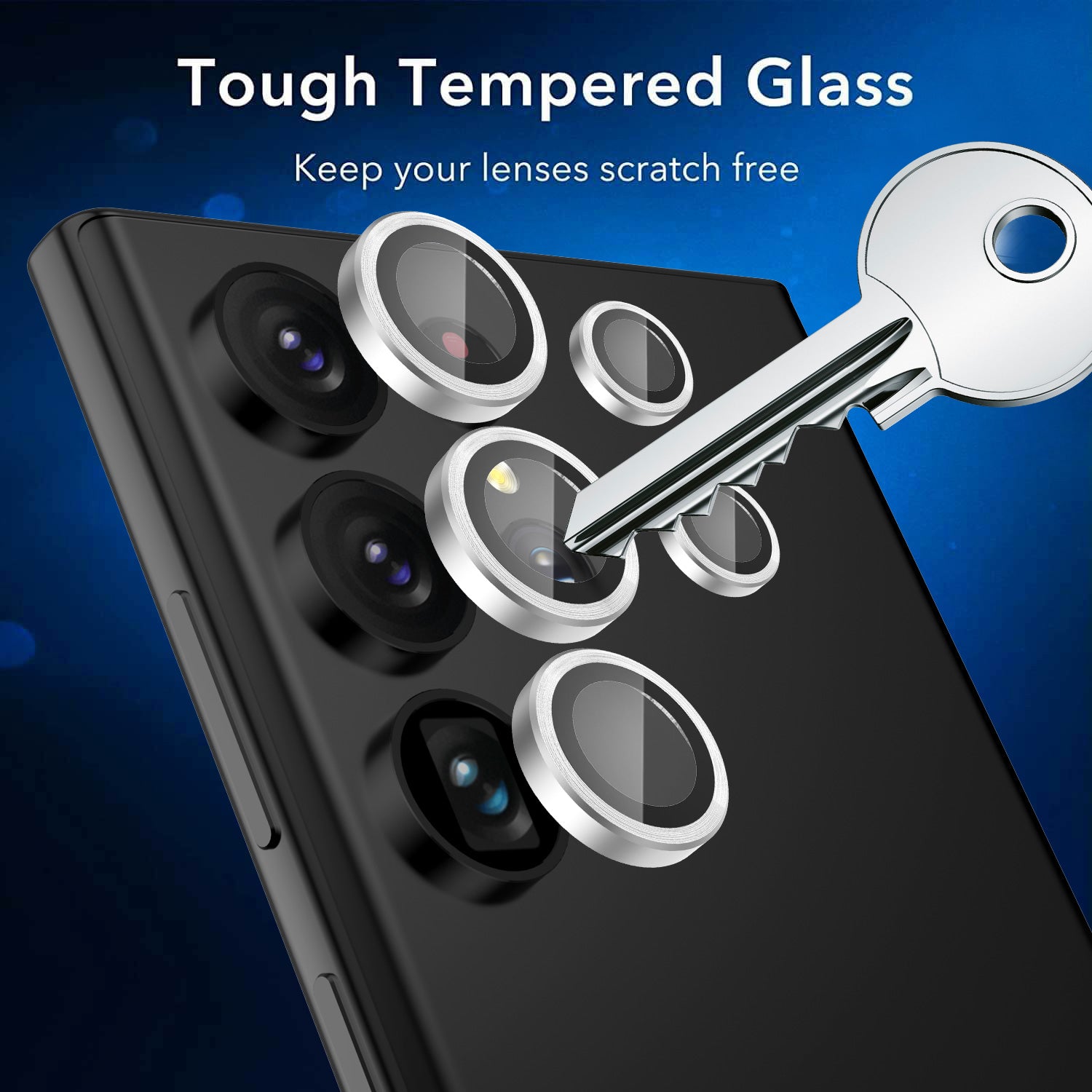 Tough On Samsung Galaxy S23 Ultra Rear Camera Lens Protector