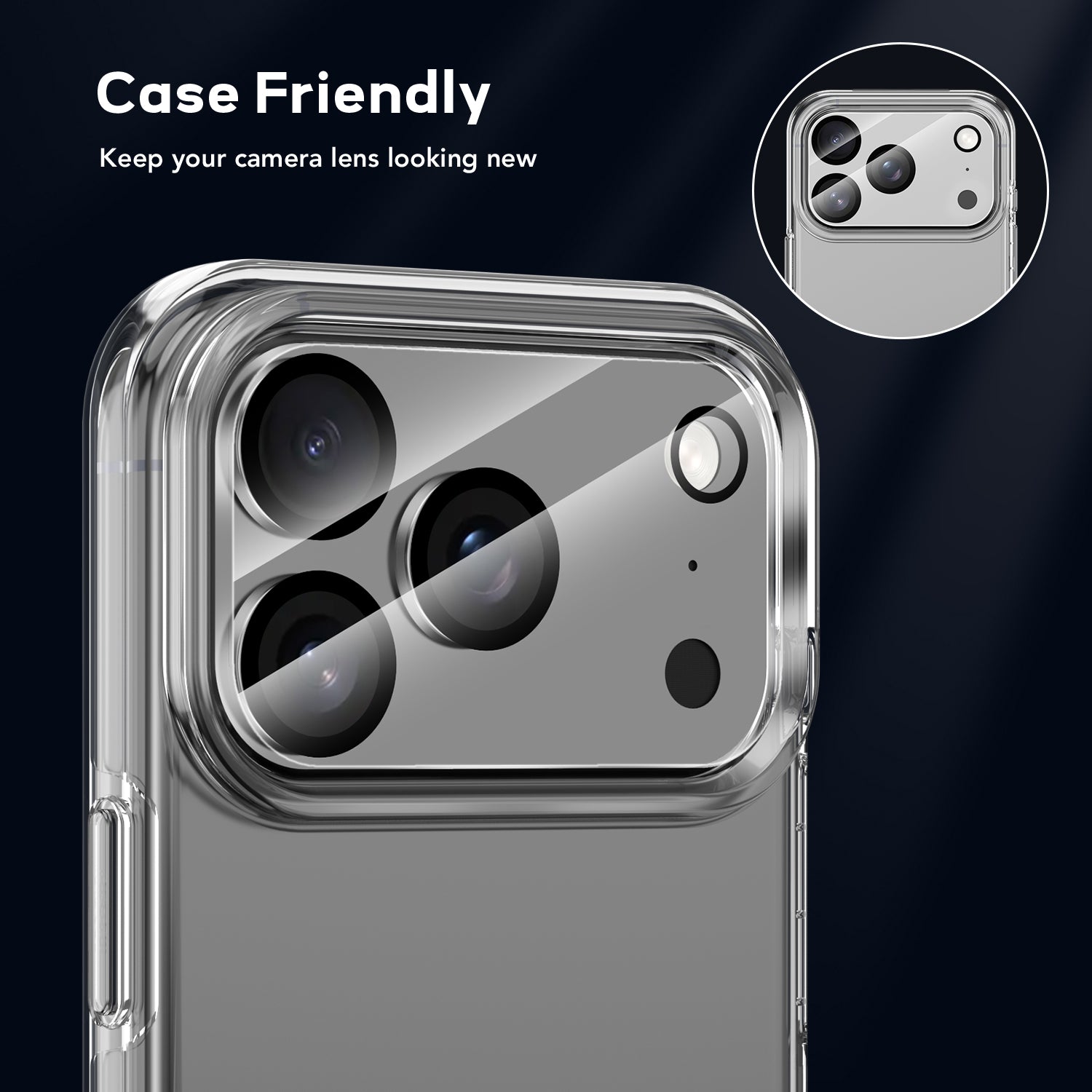 Tough On Rear Camera Protector Tempered Glass for iPhone 17 Series