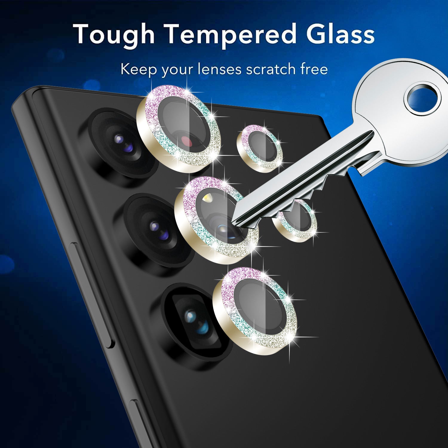 Tough On Samsung Galaxy S23 Ultra Rear Camera Lens Protector