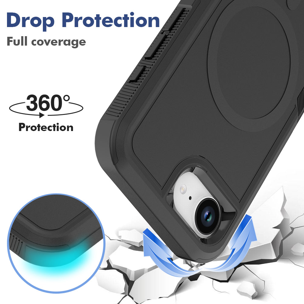 Tough On iPhone 16e Case with MagSafe Armor Black