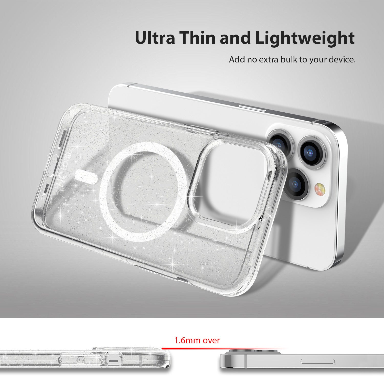 Tough On iPhone 15 Pro Max Clear Case with MagSafe