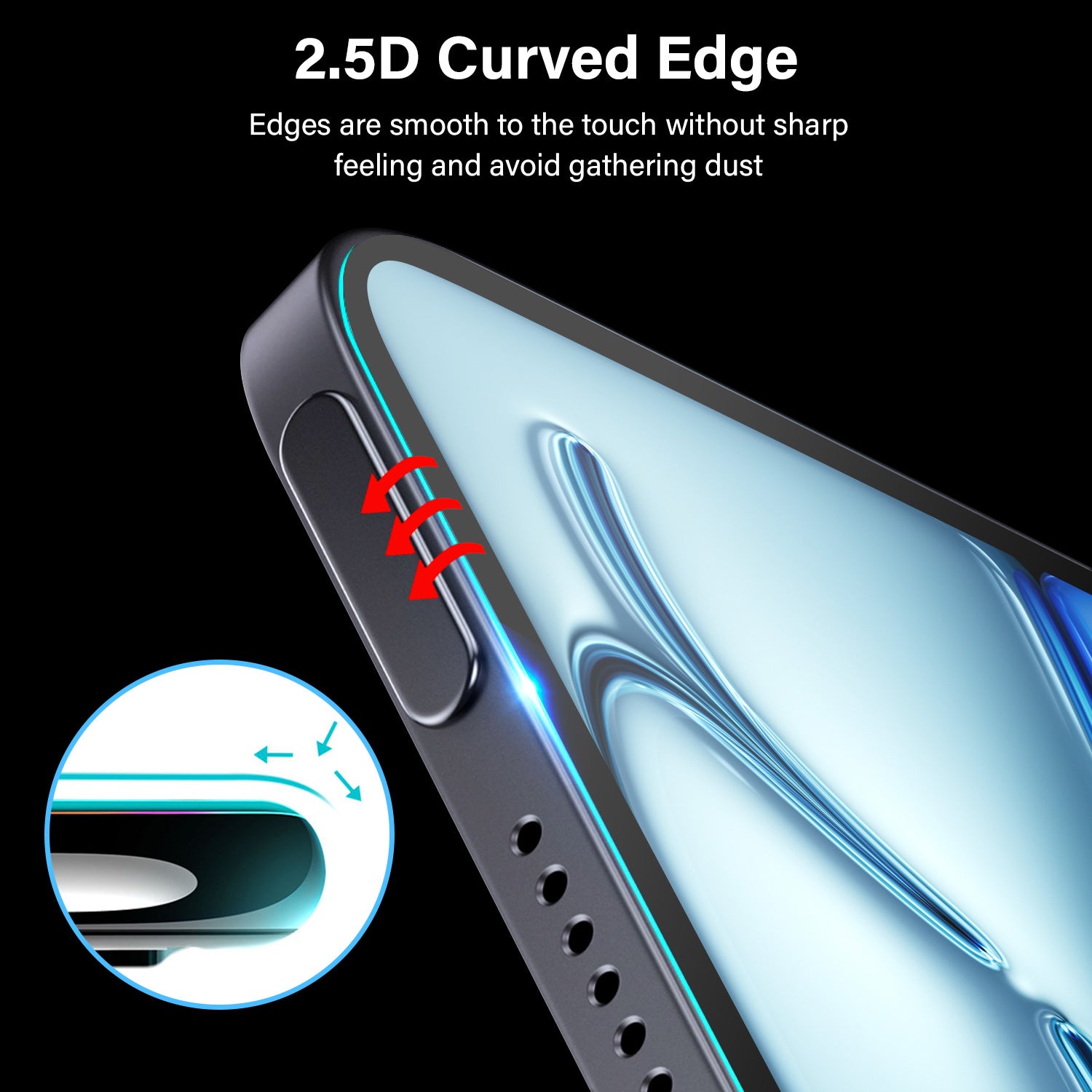 Tough On iPad A16 / iPad Air 11" 2024 / 2025 Screen Protector Full Cover Tempered Glass