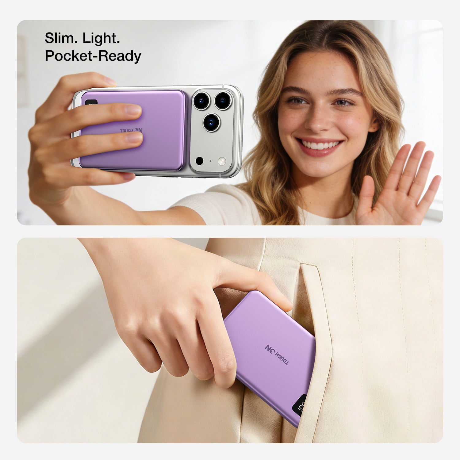 Tough On 5000mAh Ultra Slim Magnetic Power Bank