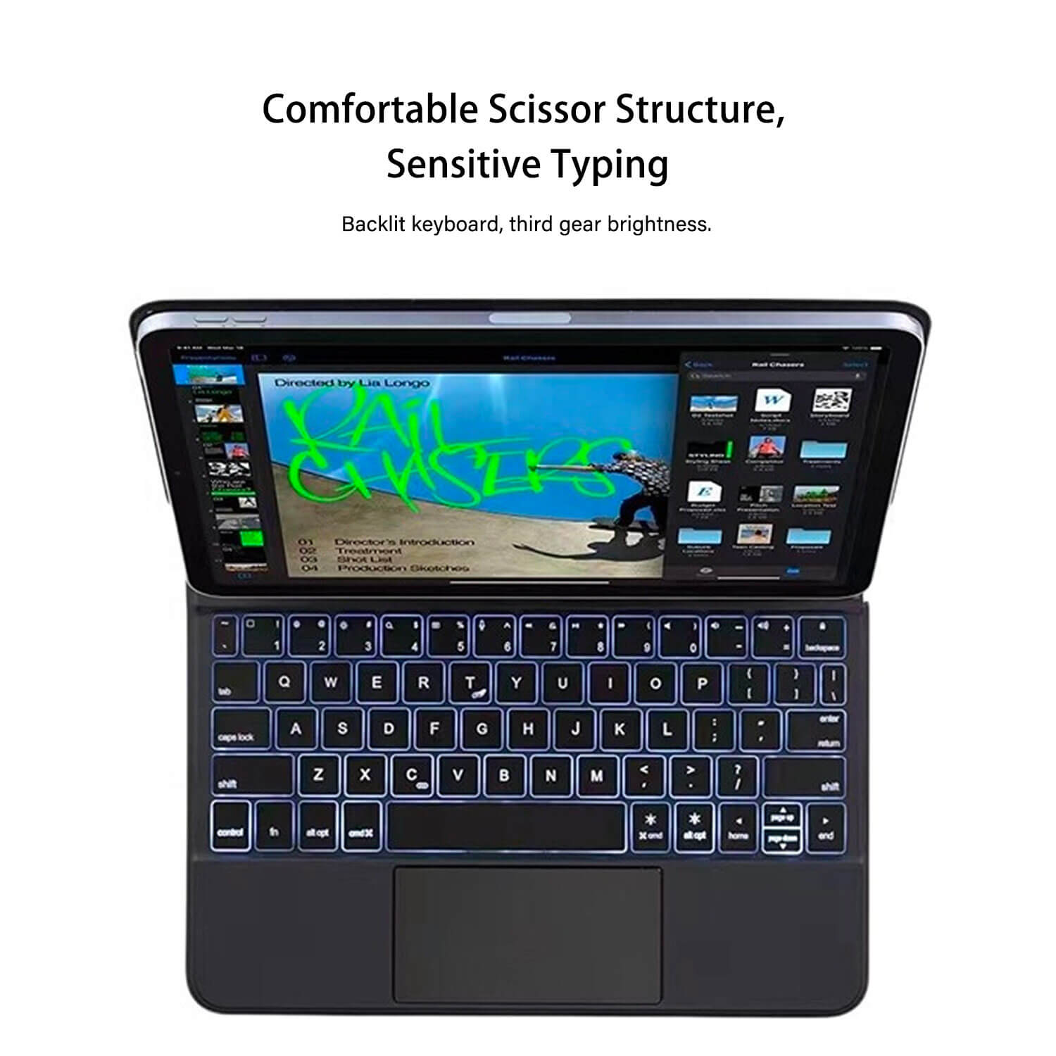 Tough On iPad Air 13" 2025 / 2024 Magic Keyboard Magnetic Case Trackpad