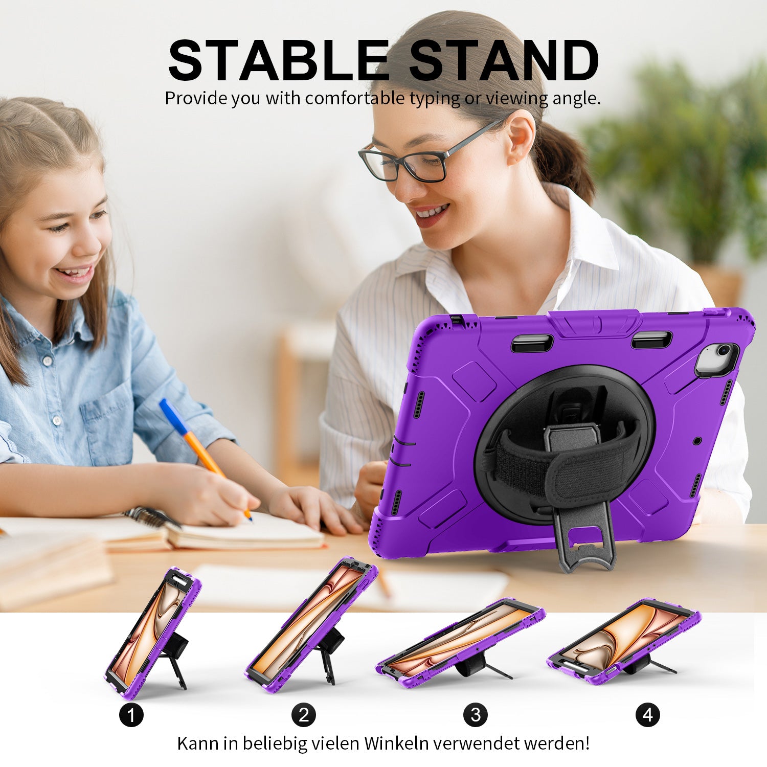 Tough On iPad Air 13" 2024 / 2025 Case Rugged Protection