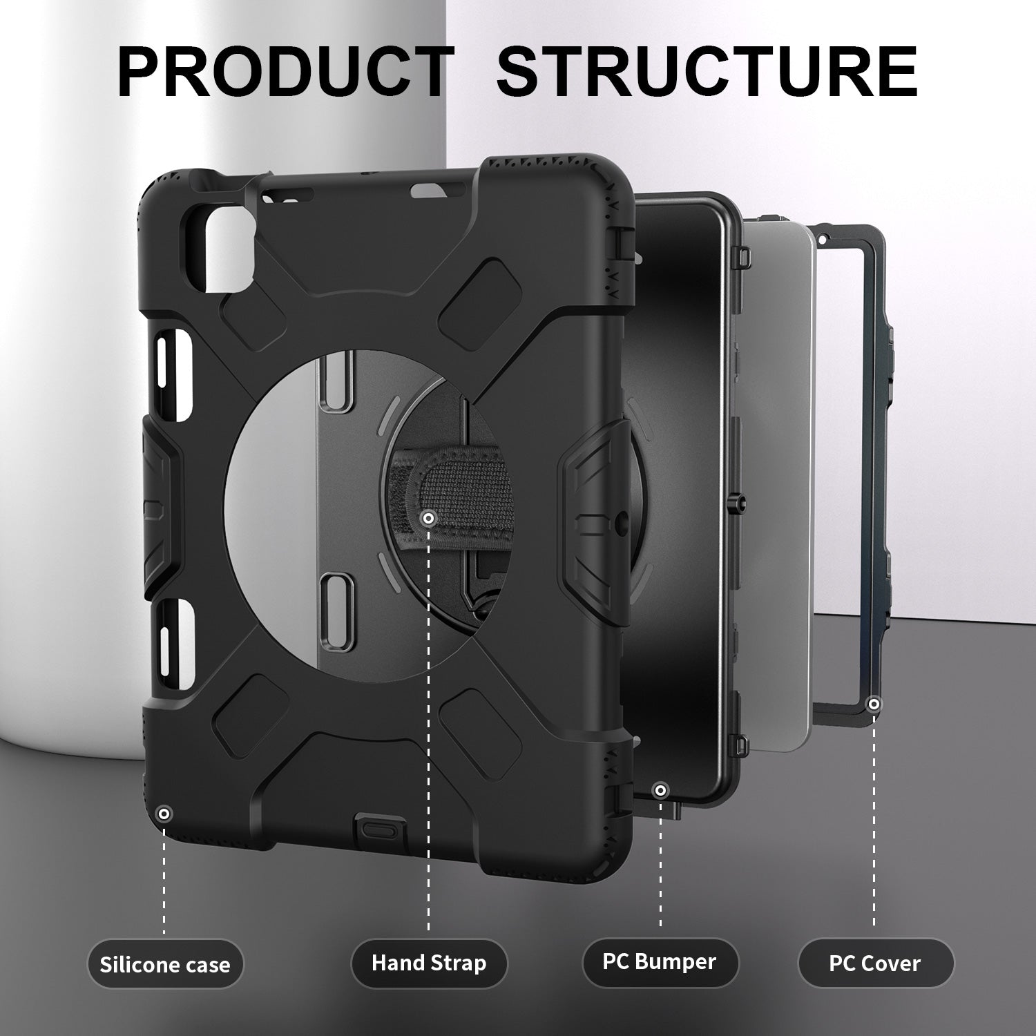 Tough On iPad Air 11" 2024 / 2025 Case Rugged Protection