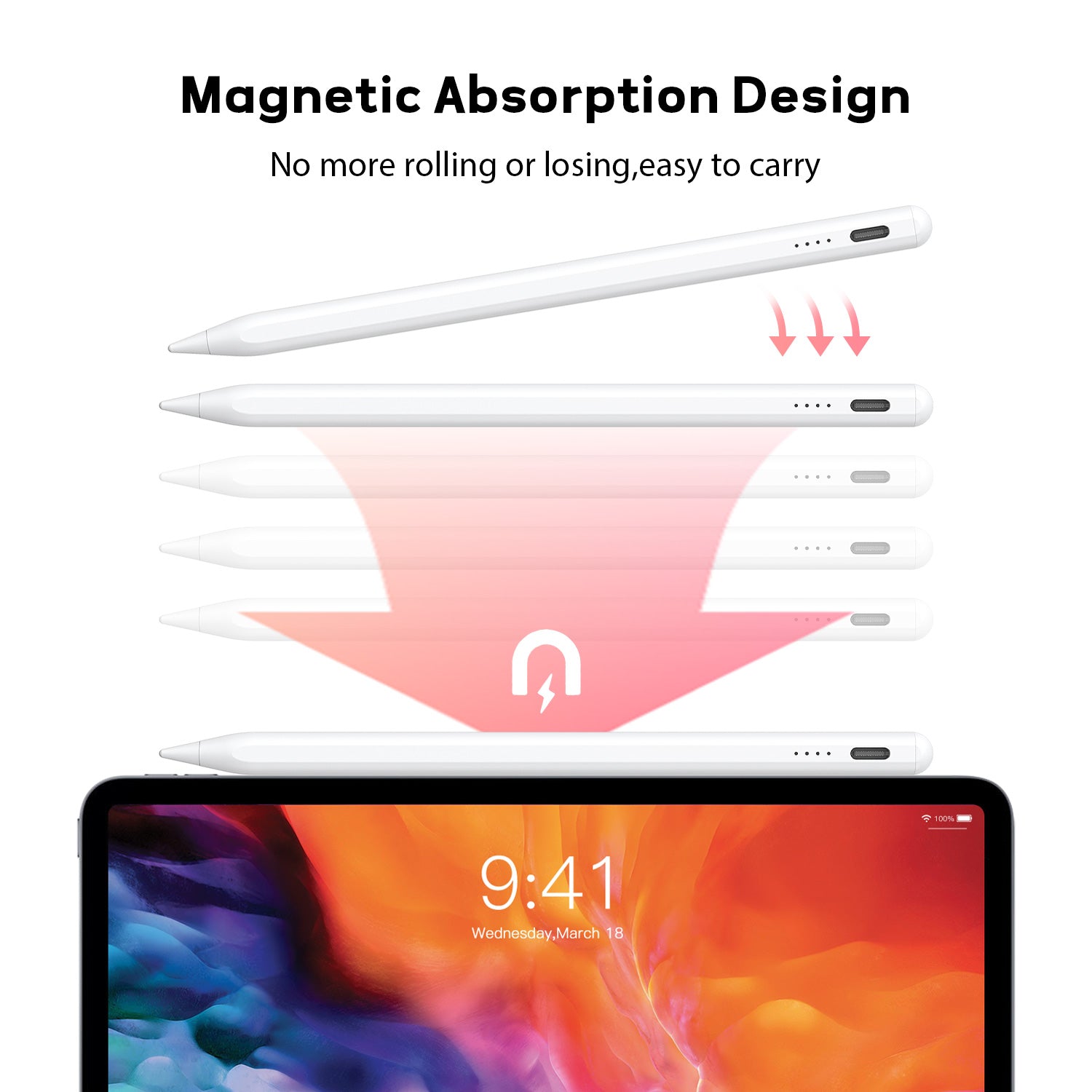 Stylus Pen for iOS iPad 2018-2022（Stylus Touch Pen For Apple Pencil, IPad  Air, 5, 4, 9, 7, 8 Generation, Mini 5, 6 Pro, 11, Tilt Sensitivity,  2018-2022, 2, 1 | SHEIN USA）