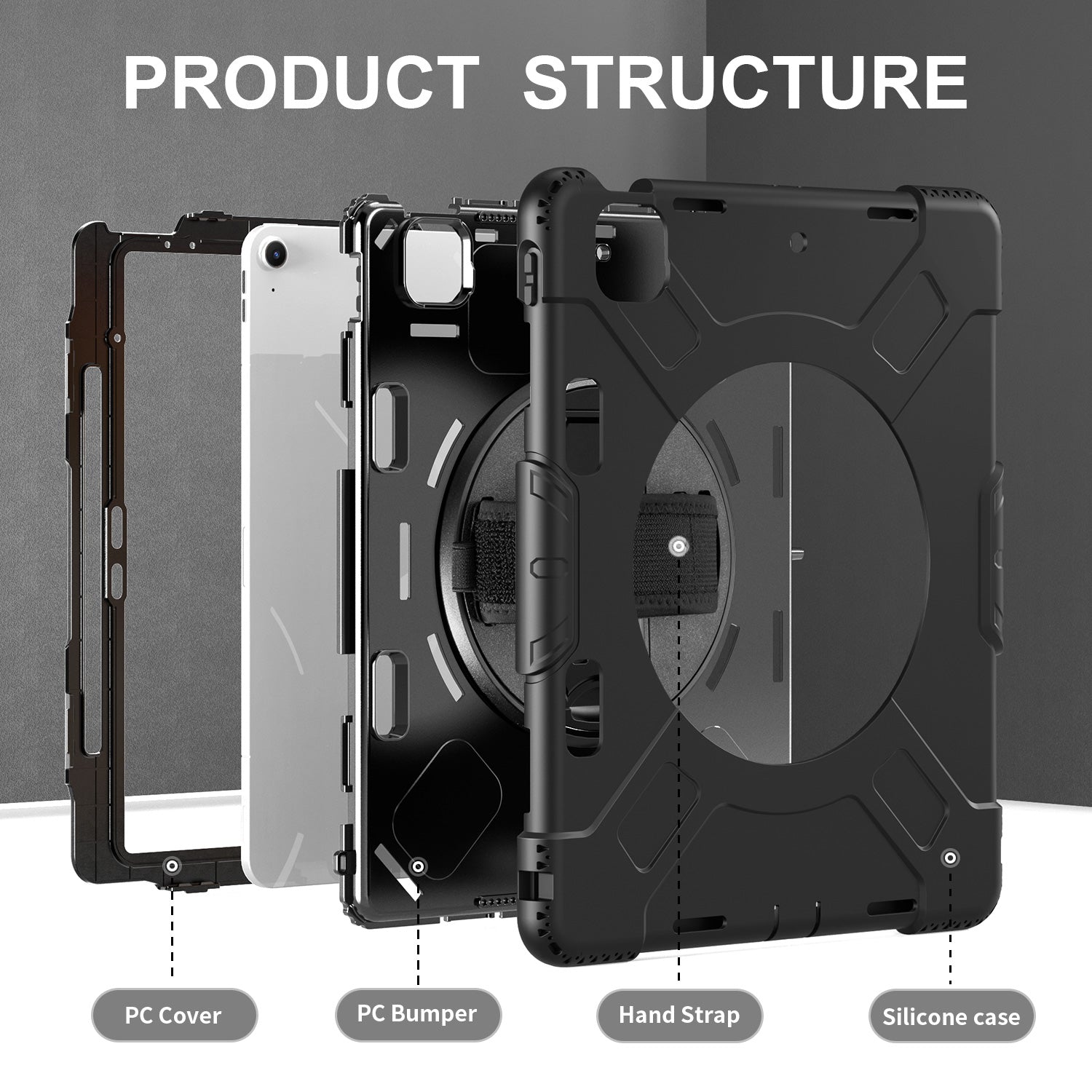 Tough On iPad Air 13" 2024 / 2025 Case Rugged Protection