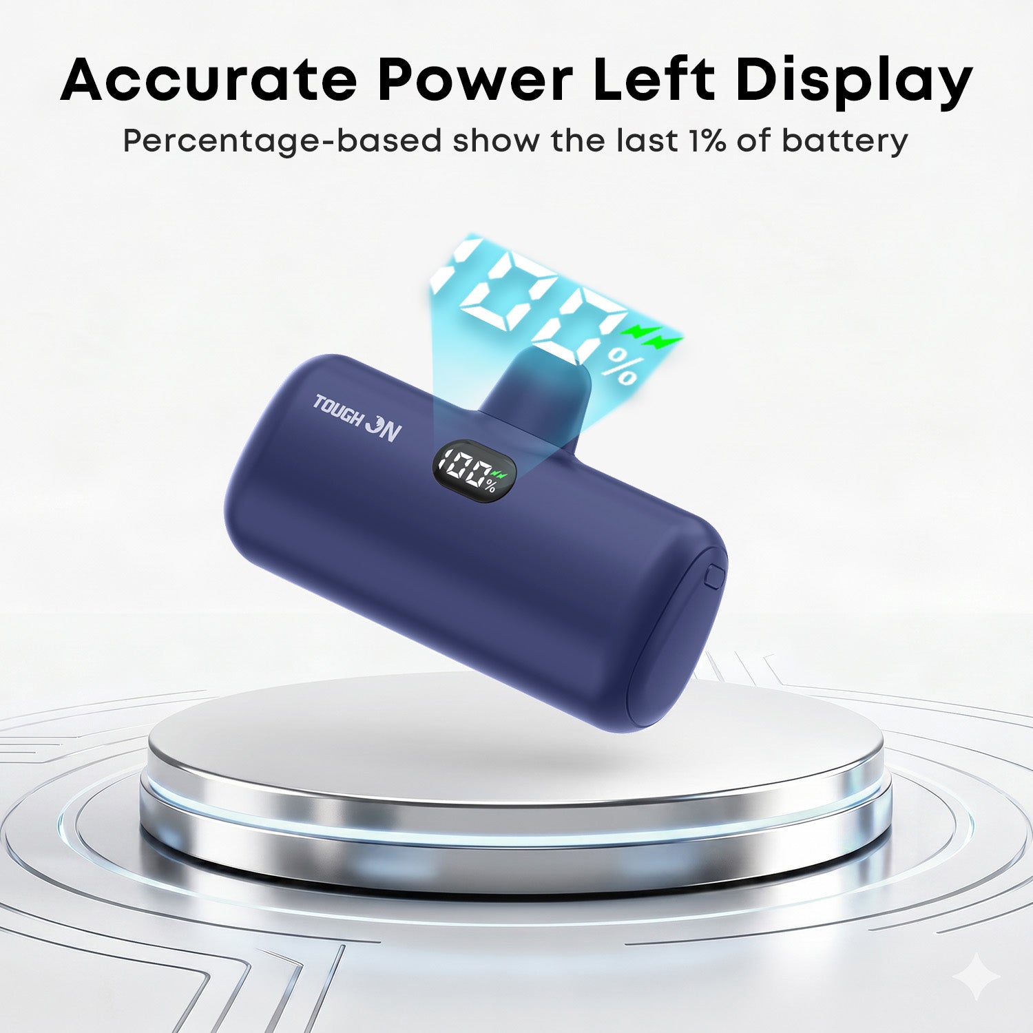 Tough On Mini Portable Charger 5000mAh Power Bank PD Fast Charging for iPhone