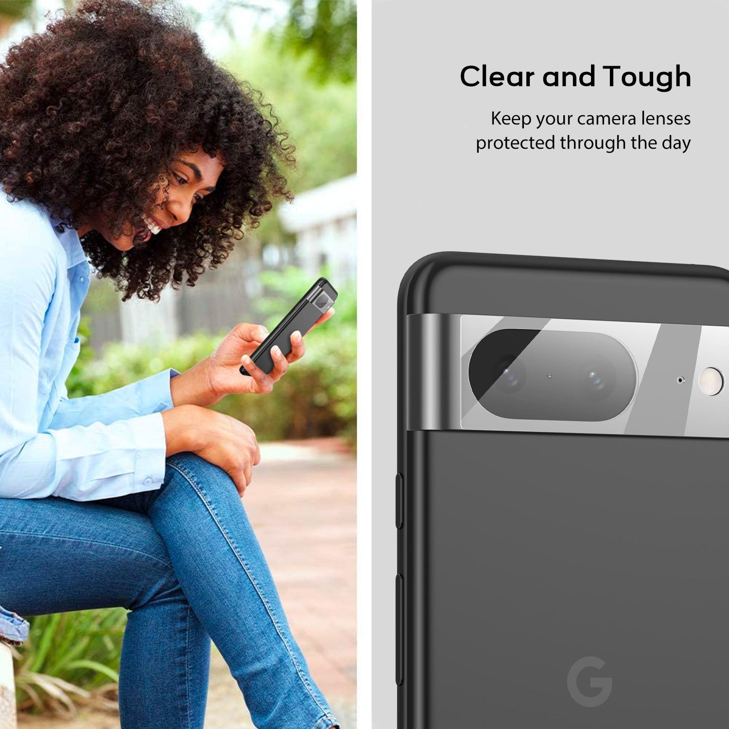 Tough On Google Pixel 8 Camera Protector Glass 2 Pack