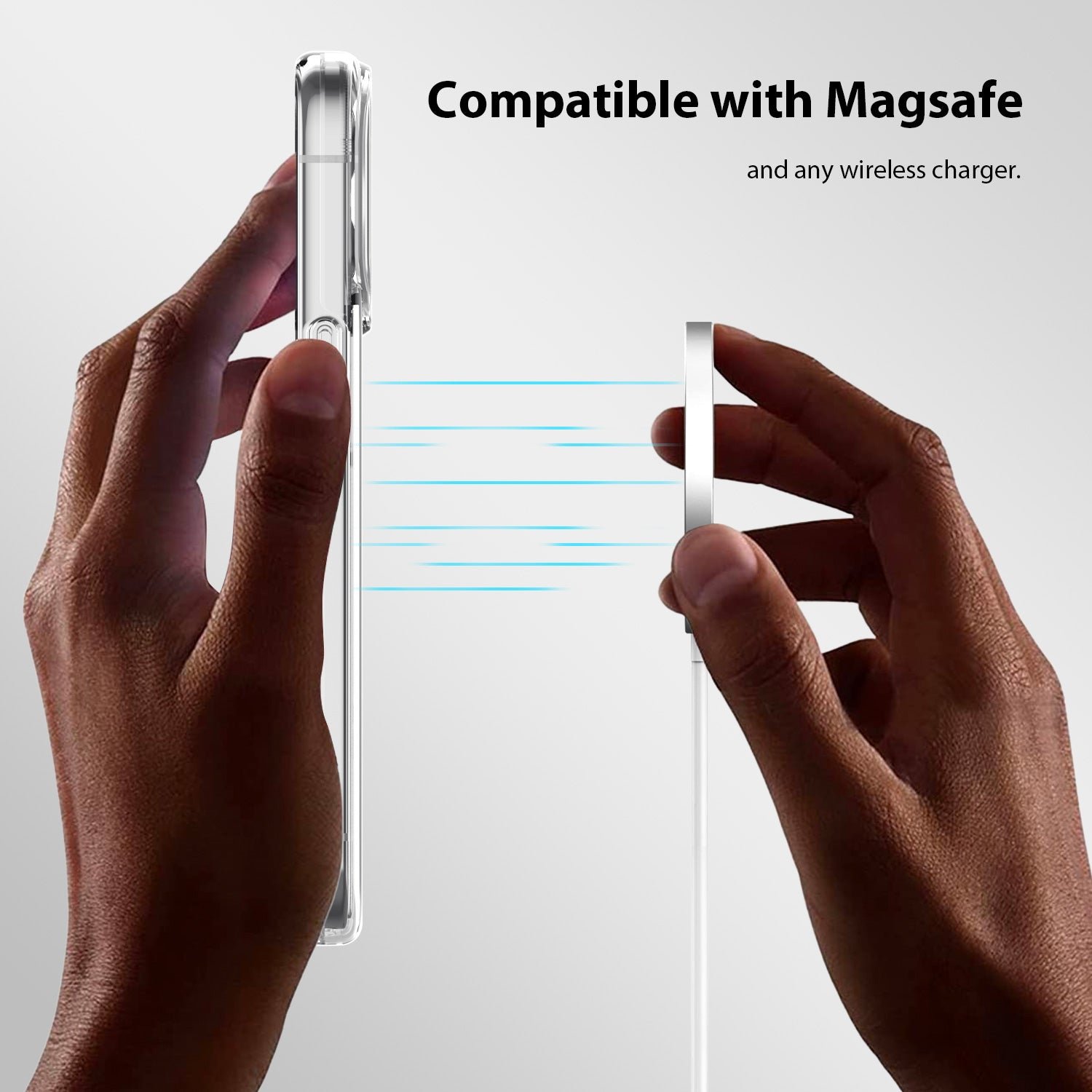 Tough On iPhone 15 Pro Max Clear Case with MagSafe
