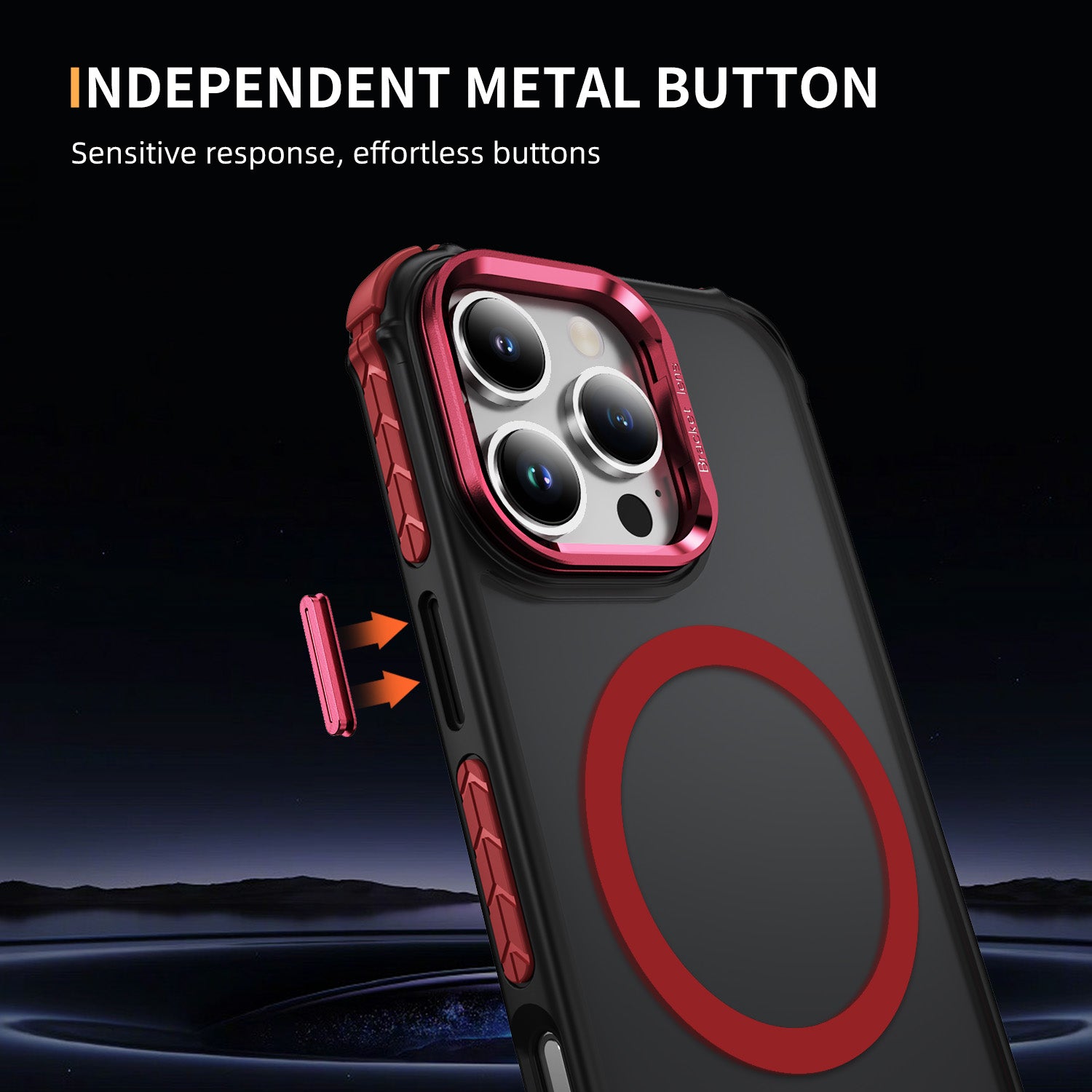 Tough On iPhone 16 Pro Max Case with Camera Stand MagSafe Compatible