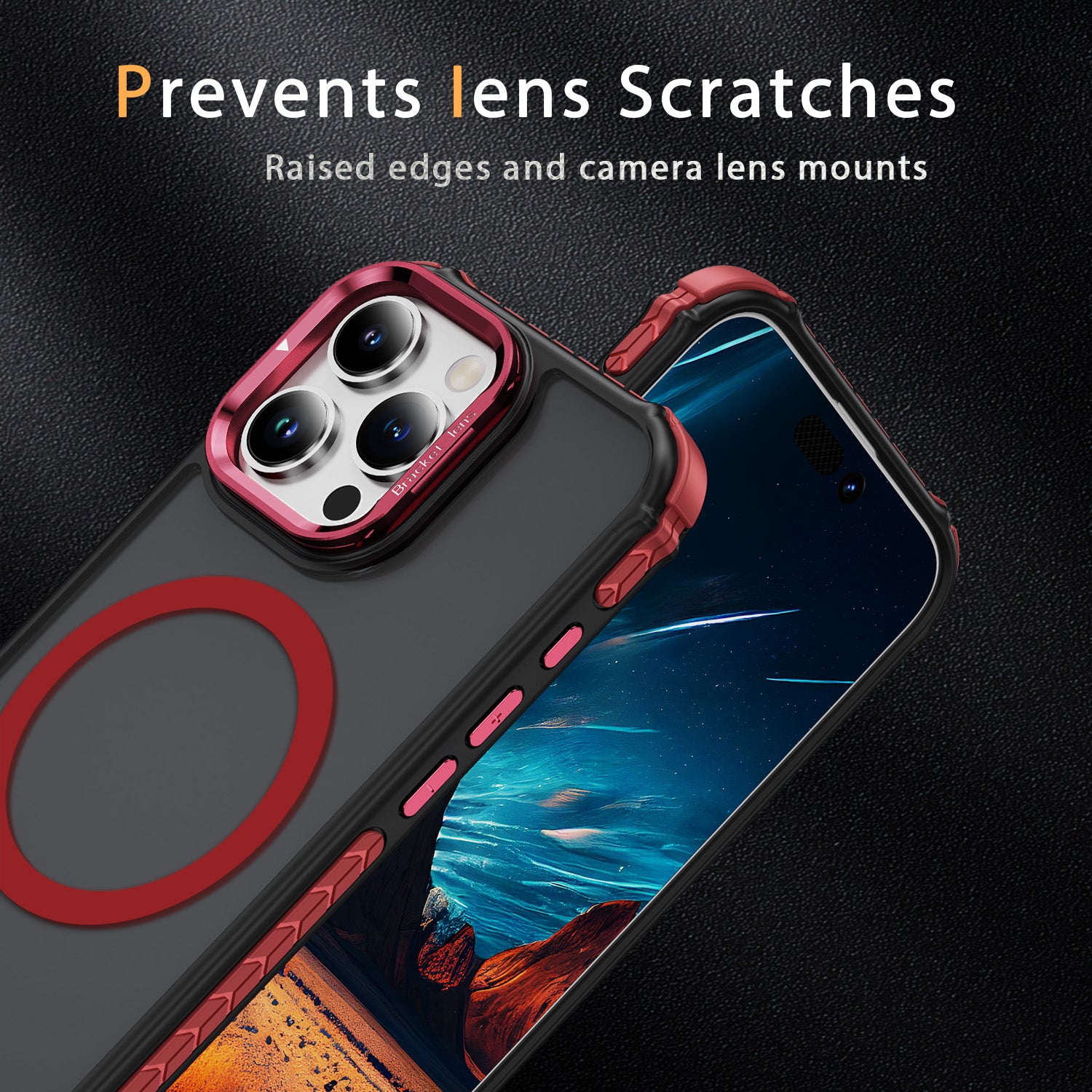 Tough On iPhone 16 Pro Max Case with Camera Stand MagSafe Compatible