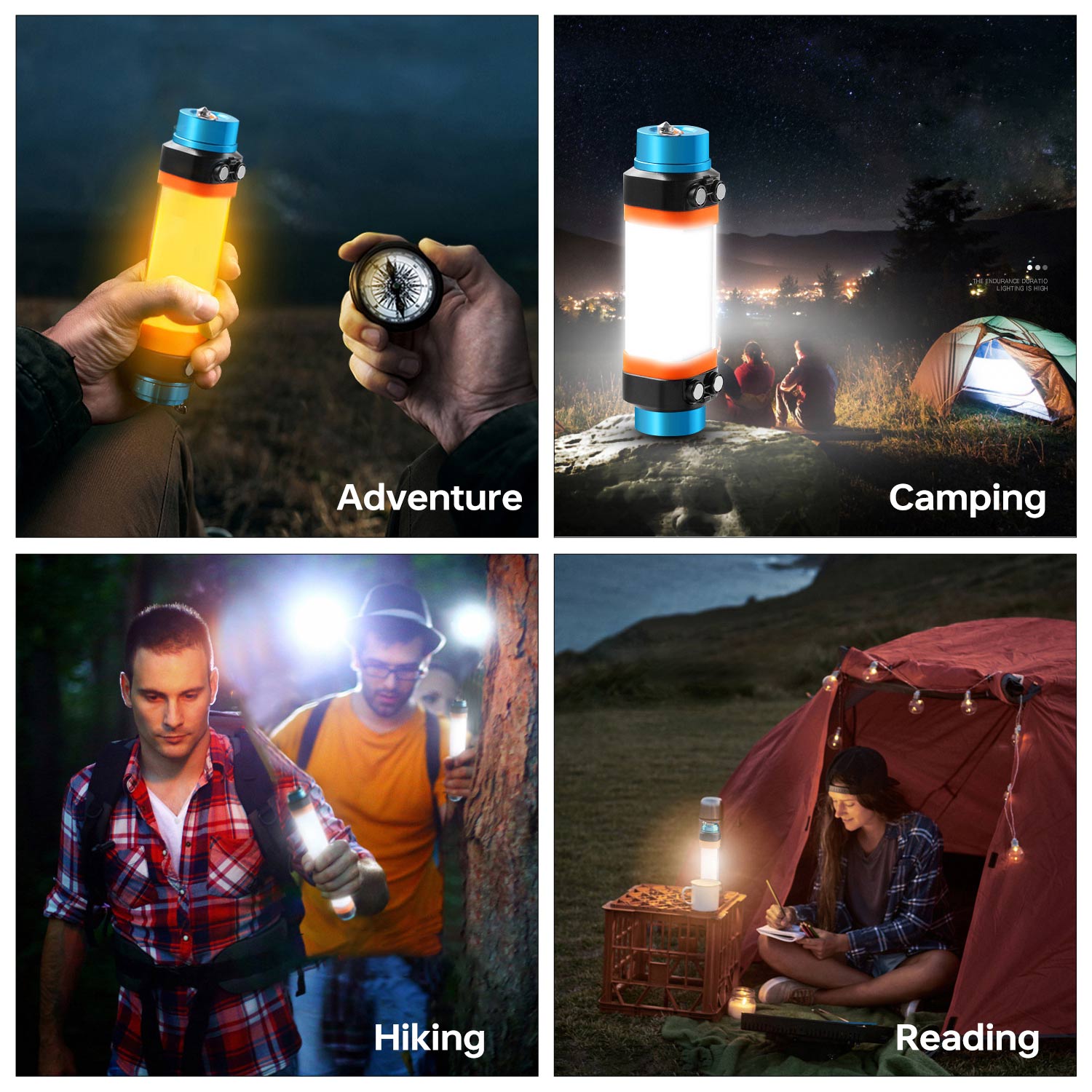 Multi Function Camping Torch with Power Bank