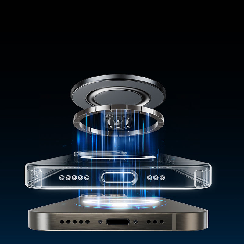 MagStand Magnetic Phone Grip with Kickstand Grey