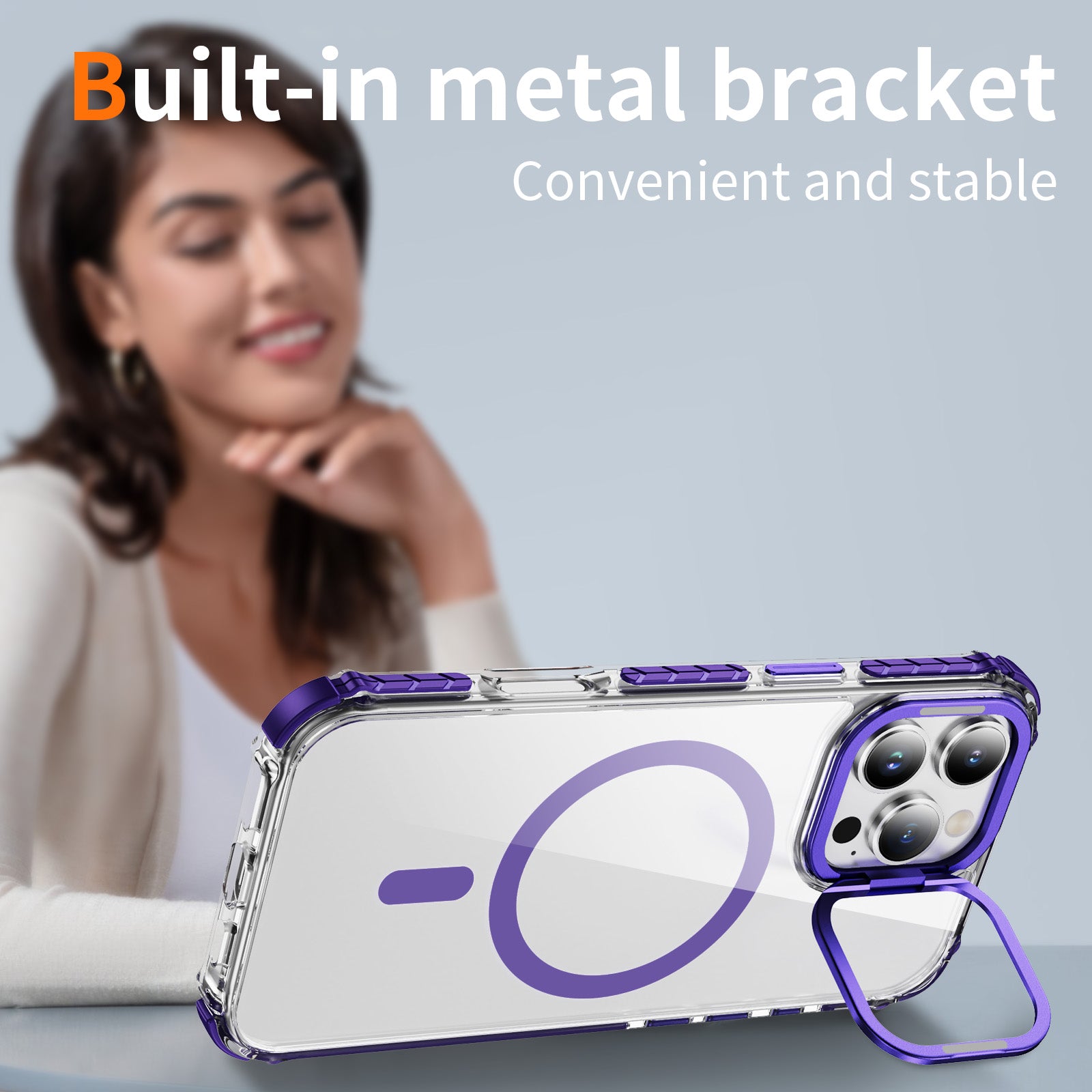 Tough On iPhone 16 Pro Max Case with Camera Stand MagSafe Compatible