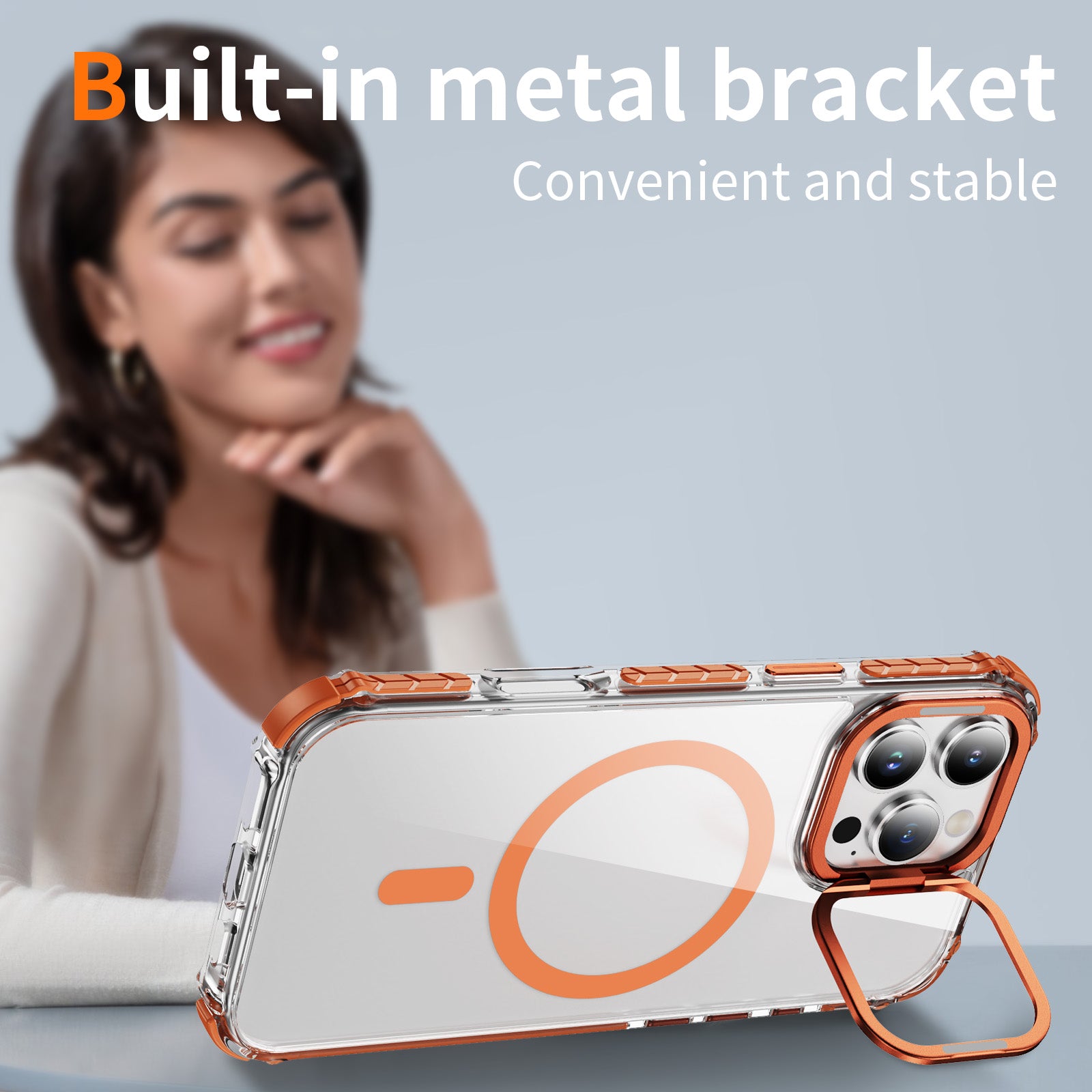 Tough On iPhone 16 Pro Max Case with Camera Stand MagSafe Compatible