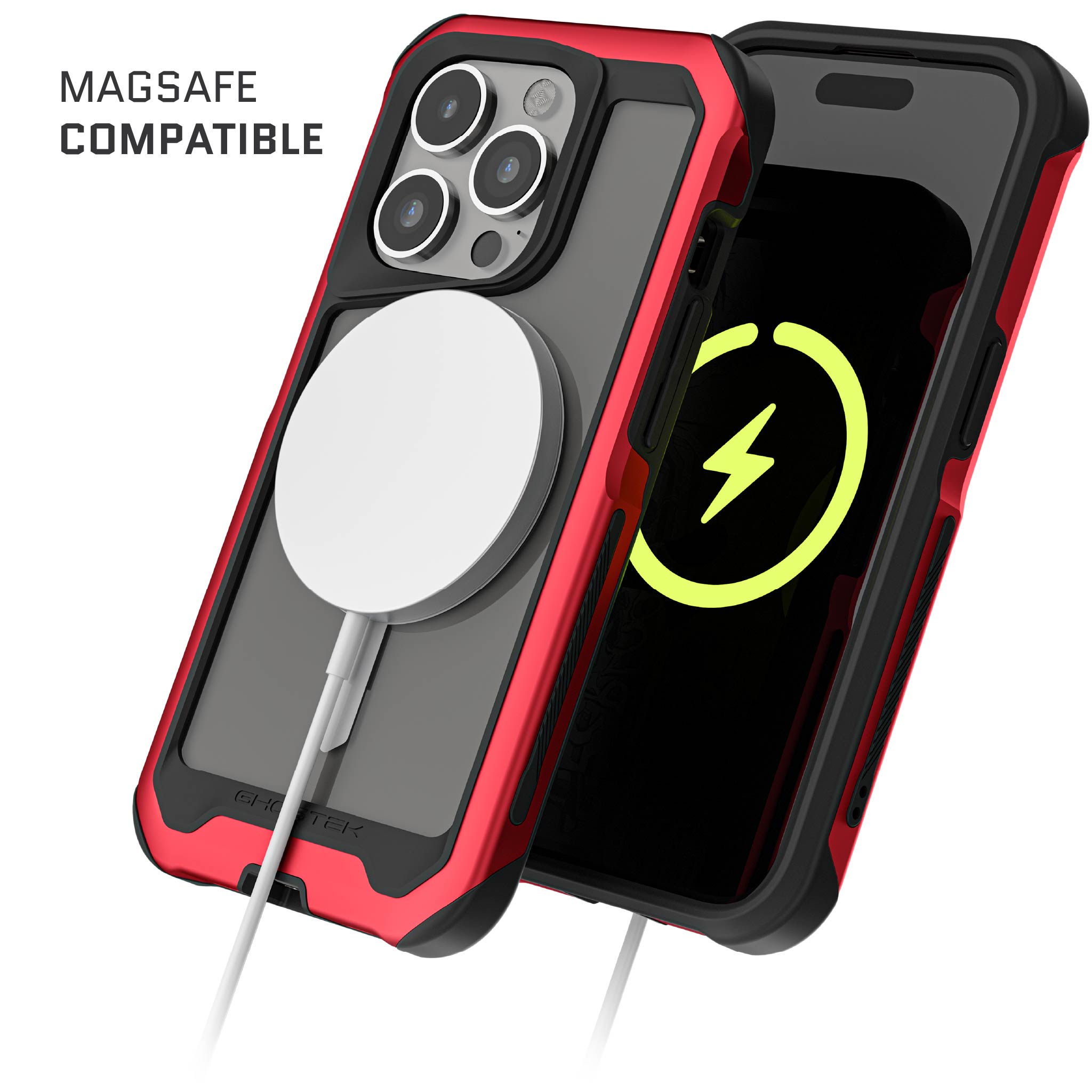 Ghostek iPhone 15 Pro Case Atomic Slim with MagSafe