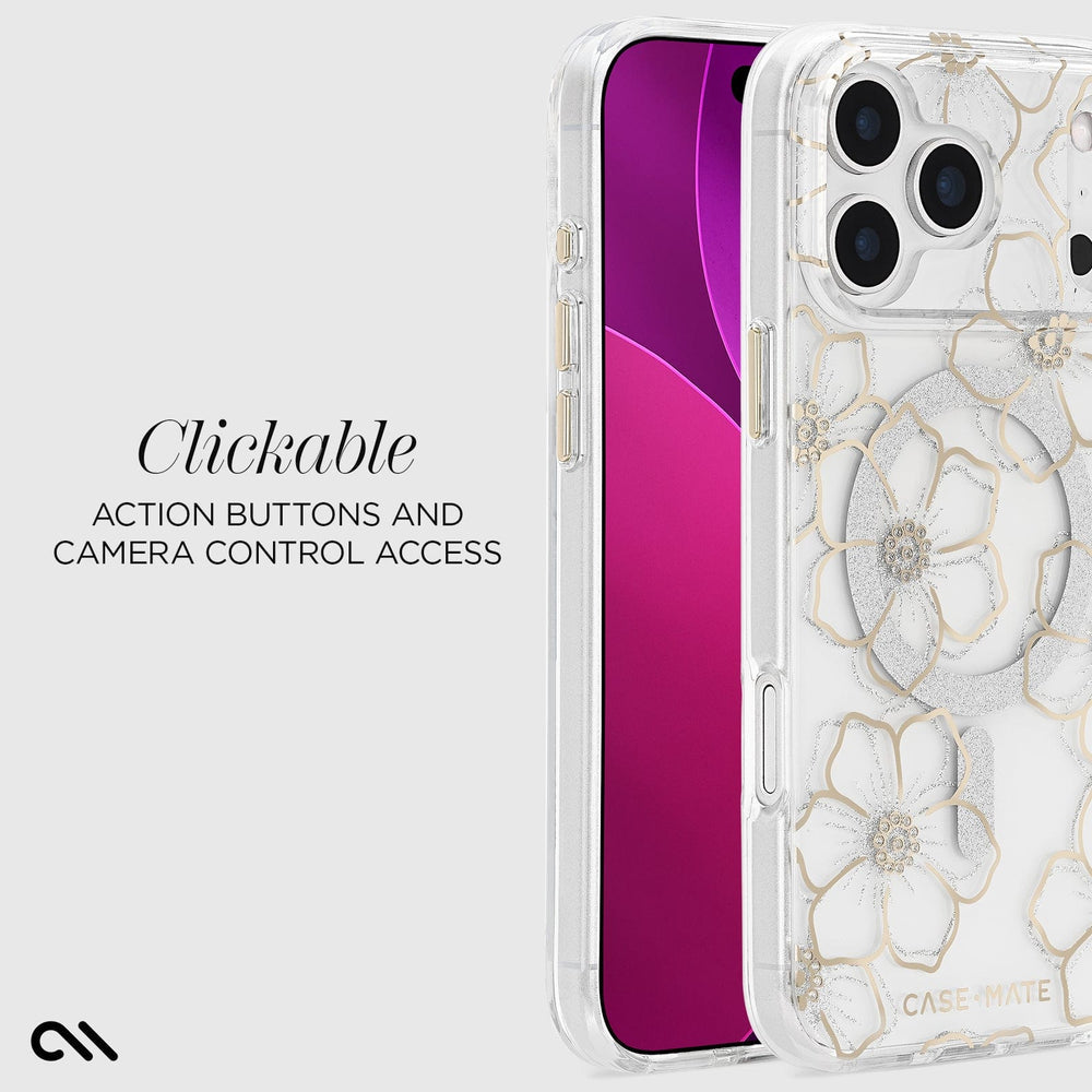 Case-Mate Floral Gems MagSafe Case for iPhone 17 Series