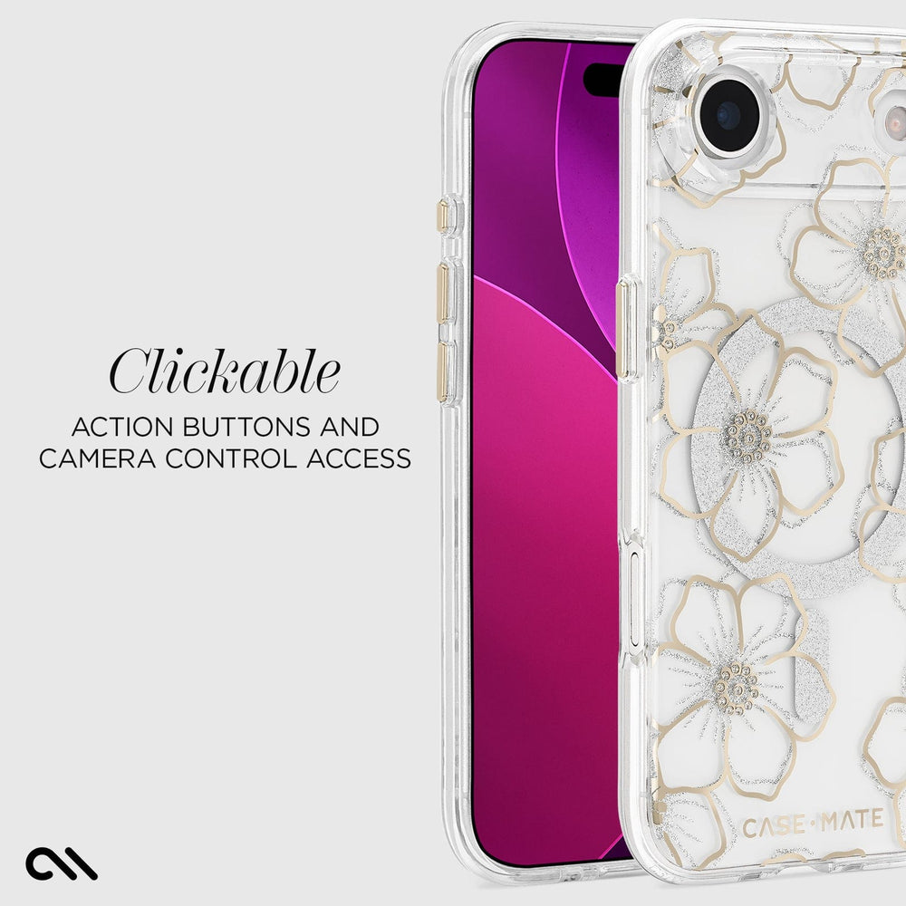 Case-Mate Floral Gems MagSafe Case for iPhone 17 Series