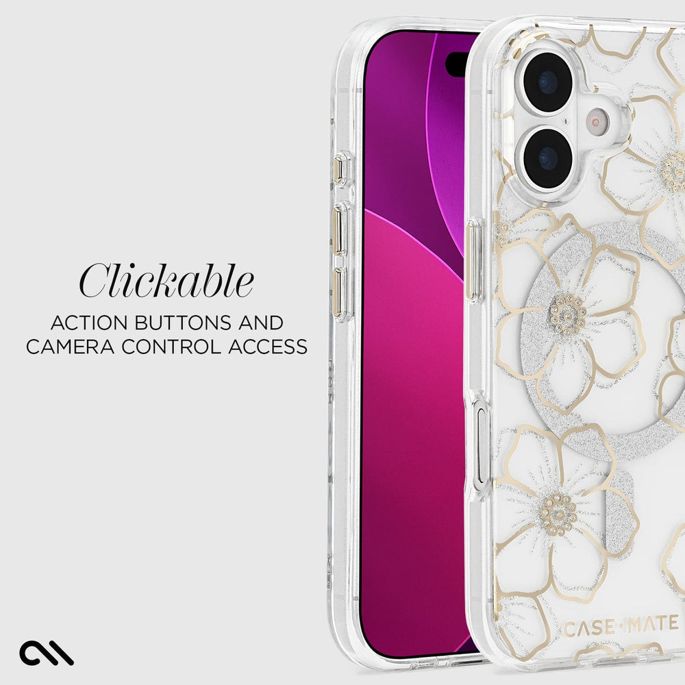 Case-Mate Floral Gems MagSafe Case for iPhone 17 Series