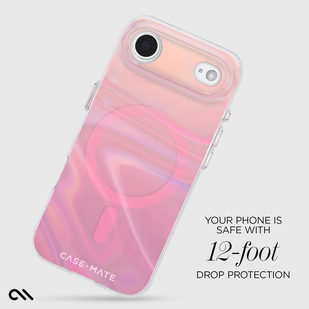 Case-Mate Peach Soap Bubble MagSafe Case for iPhone 17 Series