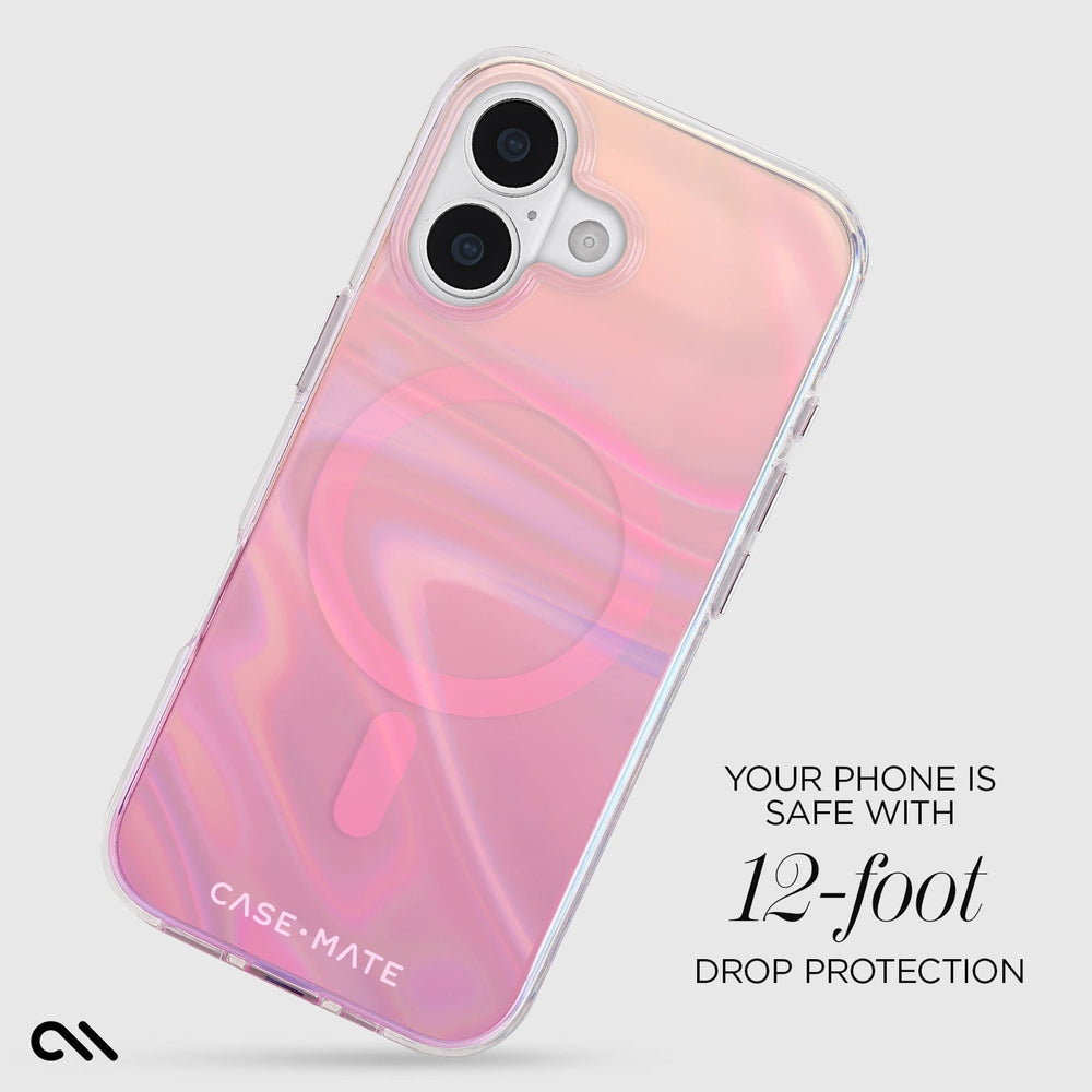 Case-Mate Peach Soap Bubble MagSafe Case for iPhone 17 Series