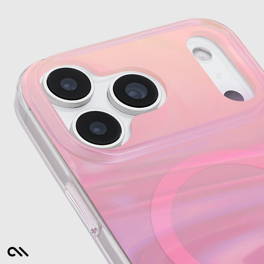 Case-Mate Peach Soap Bubble MagSafe Case for iPhone 17 Series