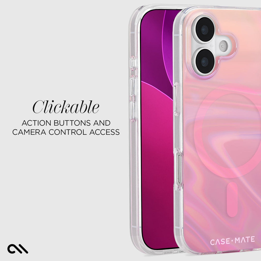 Case-Mate Peach Soap Bubble MagSafe Case for iPhone 17 Series