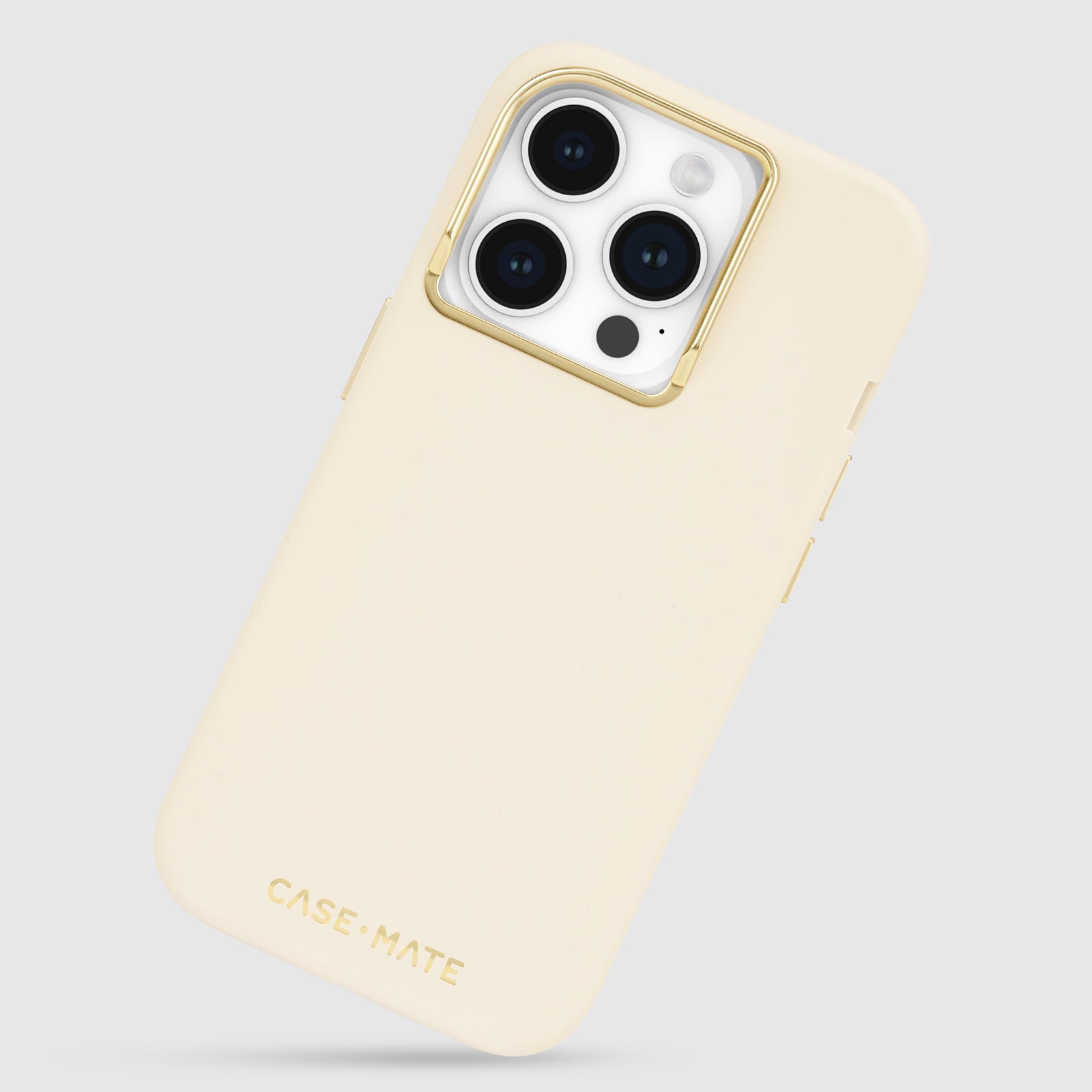 Case-Mate iPhone 15 Pro Case Silicone with MagSafe Beige