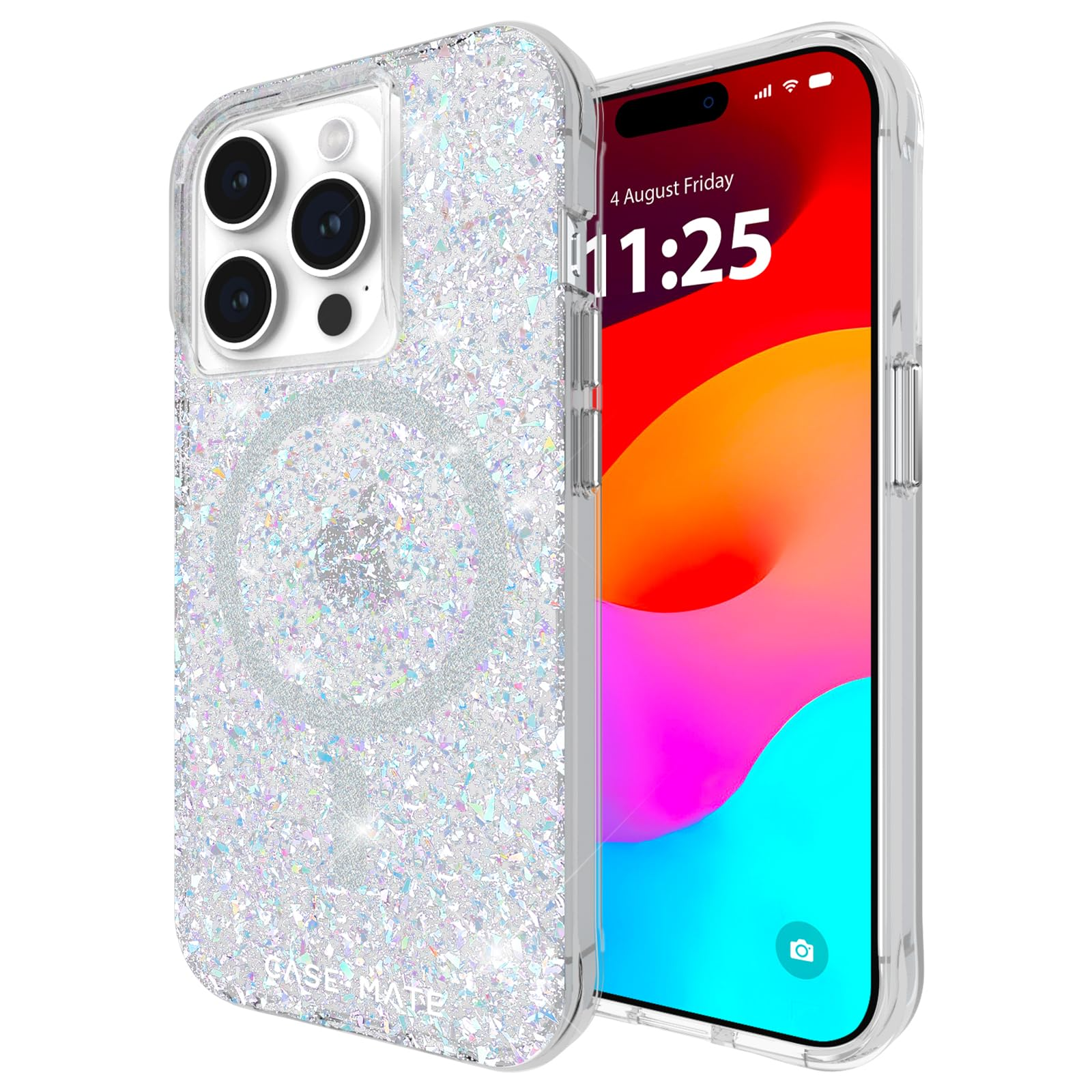 Case-Mate iPhone 15 Pro Case Twinkle with Magsafe Iridescent