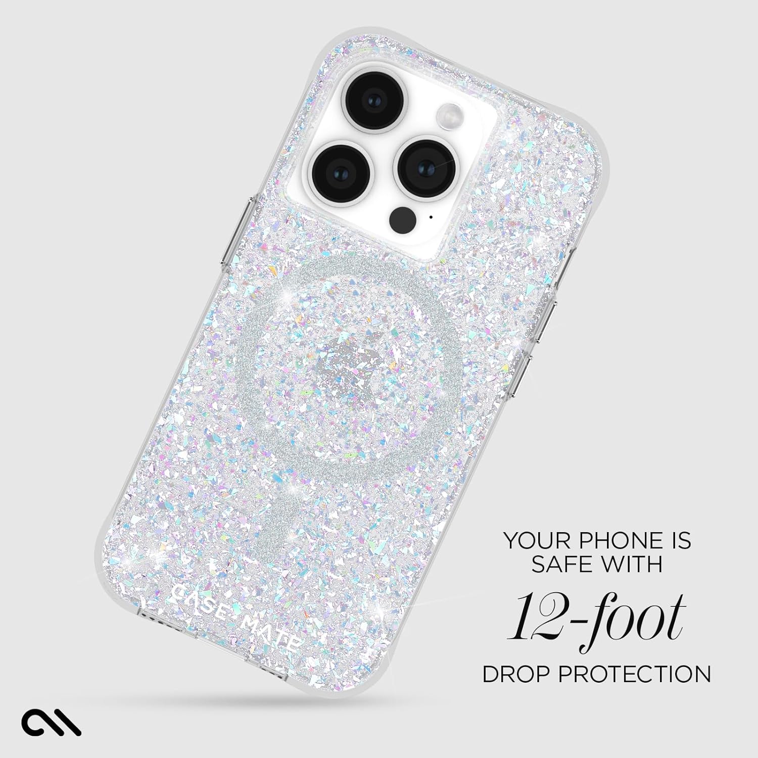Case-Mate iPhone 15 Pro Case Twinkle with Magsafe Iridescent