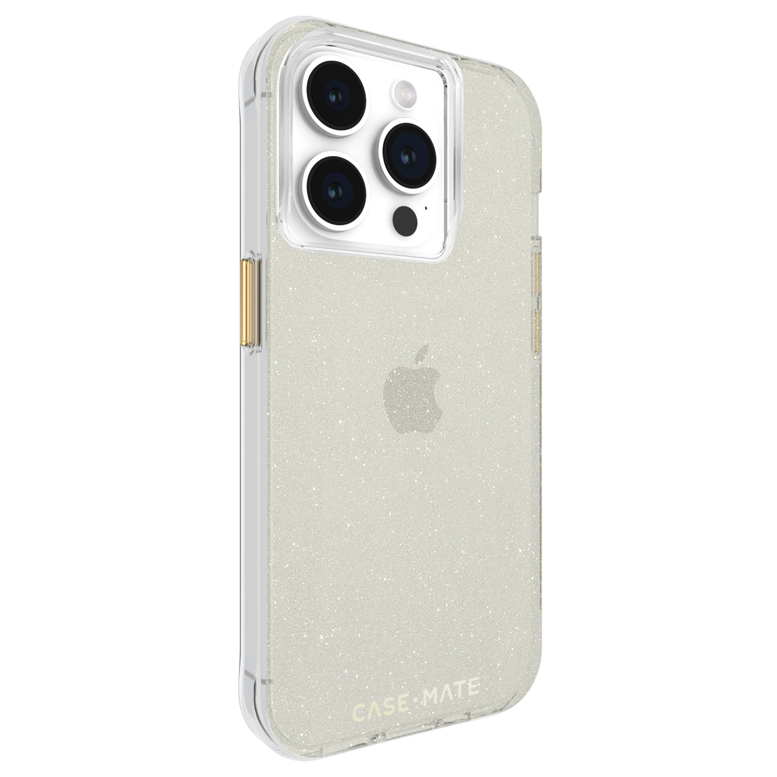 Case-Mate iPhone 15 Pro Max Case Sheer Crystal Gold with MagSafe