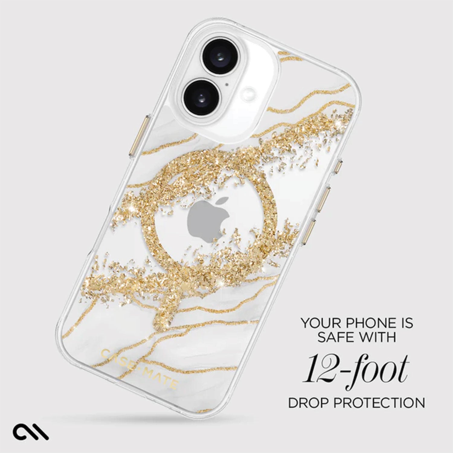 Case-Mate iPhone 16 Case Karat Granite with MagSafe