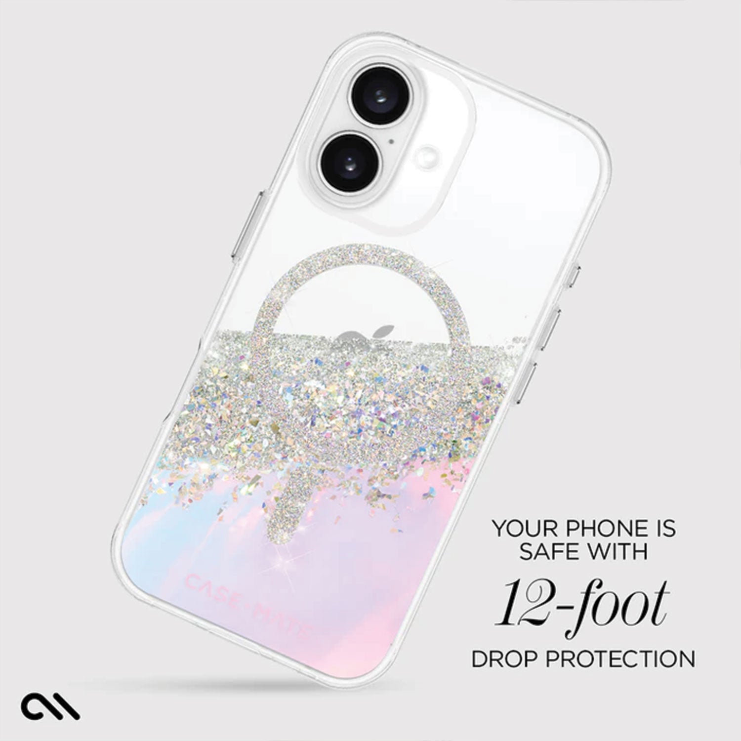 Case-Mate iPhone 16 Case Karat Soap Bubble with MagSafe