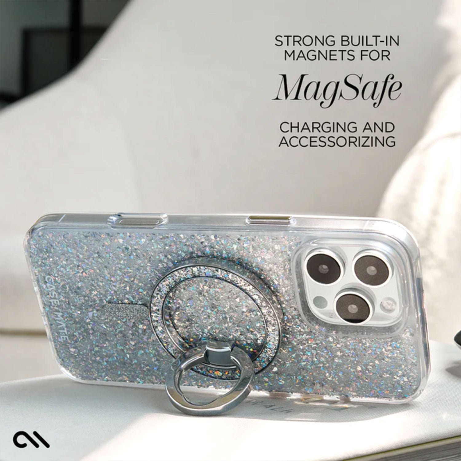 Case-Mate iPhone 16 Pro Case Twinkle Disco with MagSafe