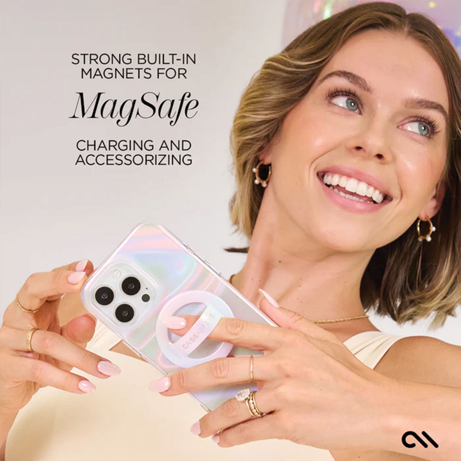 Case-Mate iPhone 16 Pro Max Case Soap Bubble with MagSafe