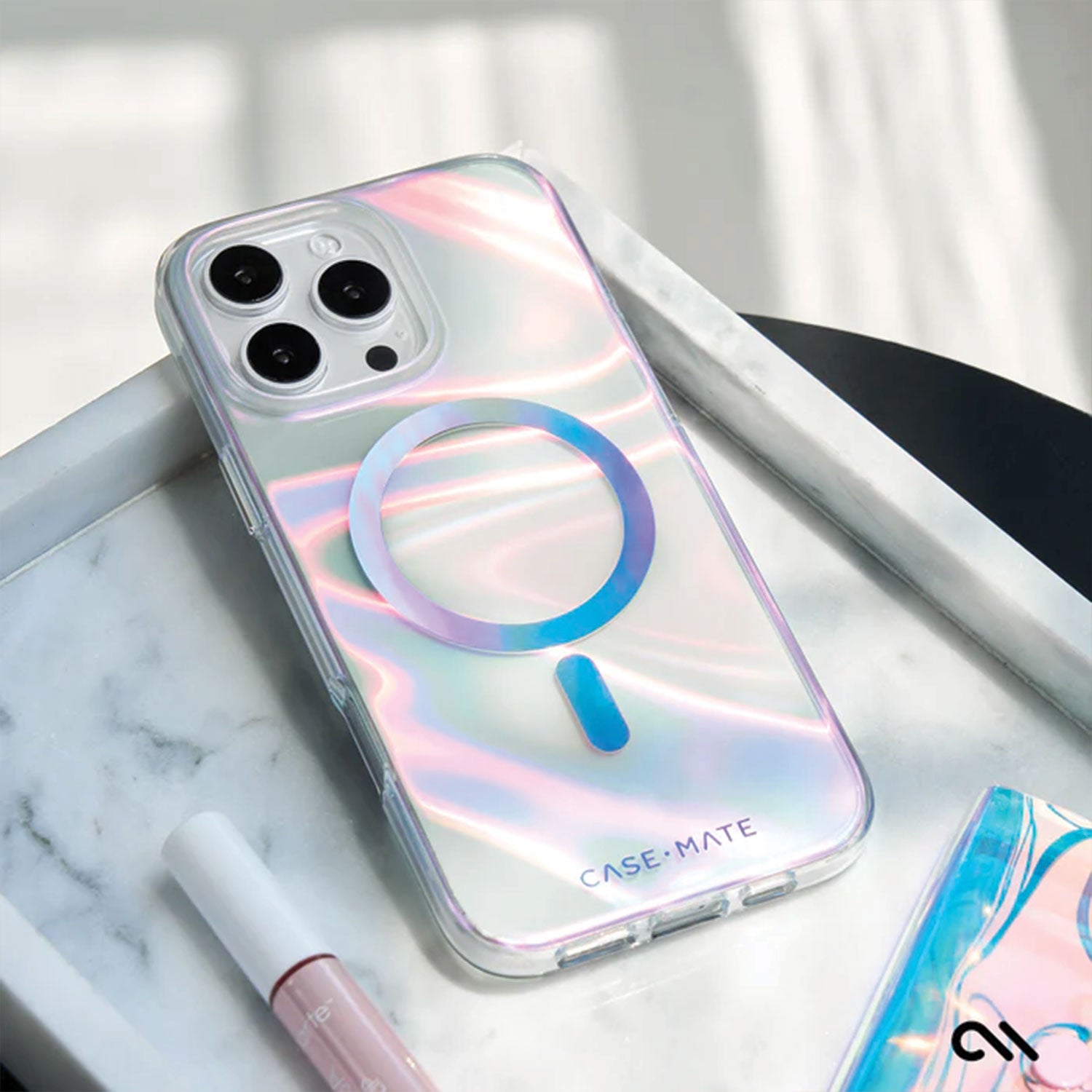 Case-Mate iPhone 16 Pro Max Case Soap Bubble with MagSafe