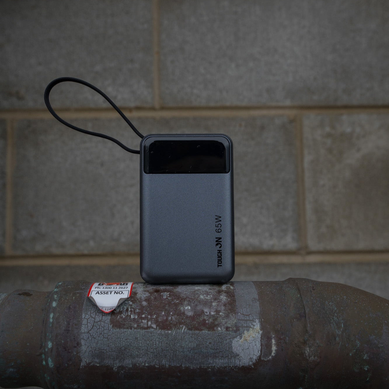Tough On 65W 20000mAh Power Bank Built-in USB-C Cable