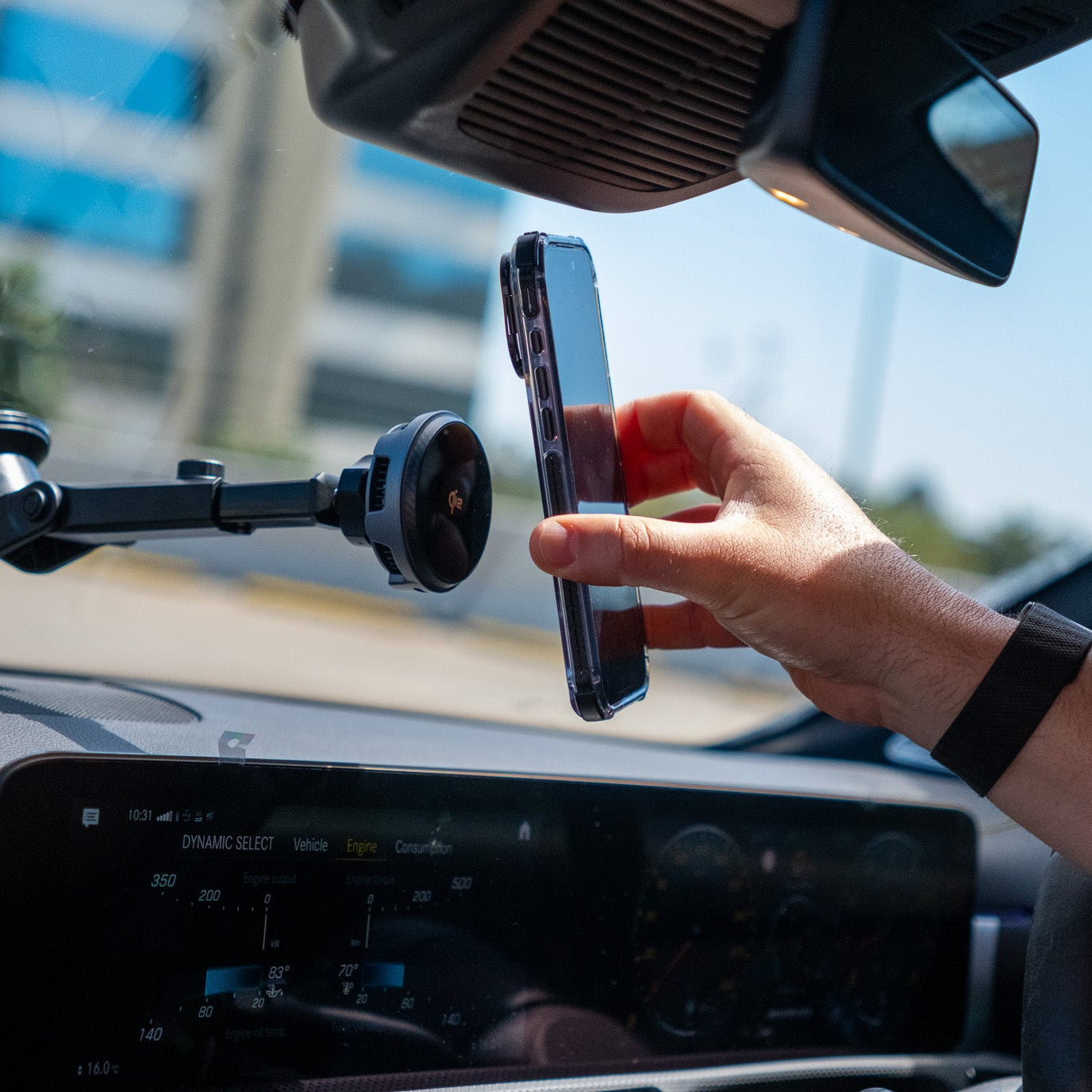 Tough On MagCool Qi2 Wireless Car Charger with Active Cooling