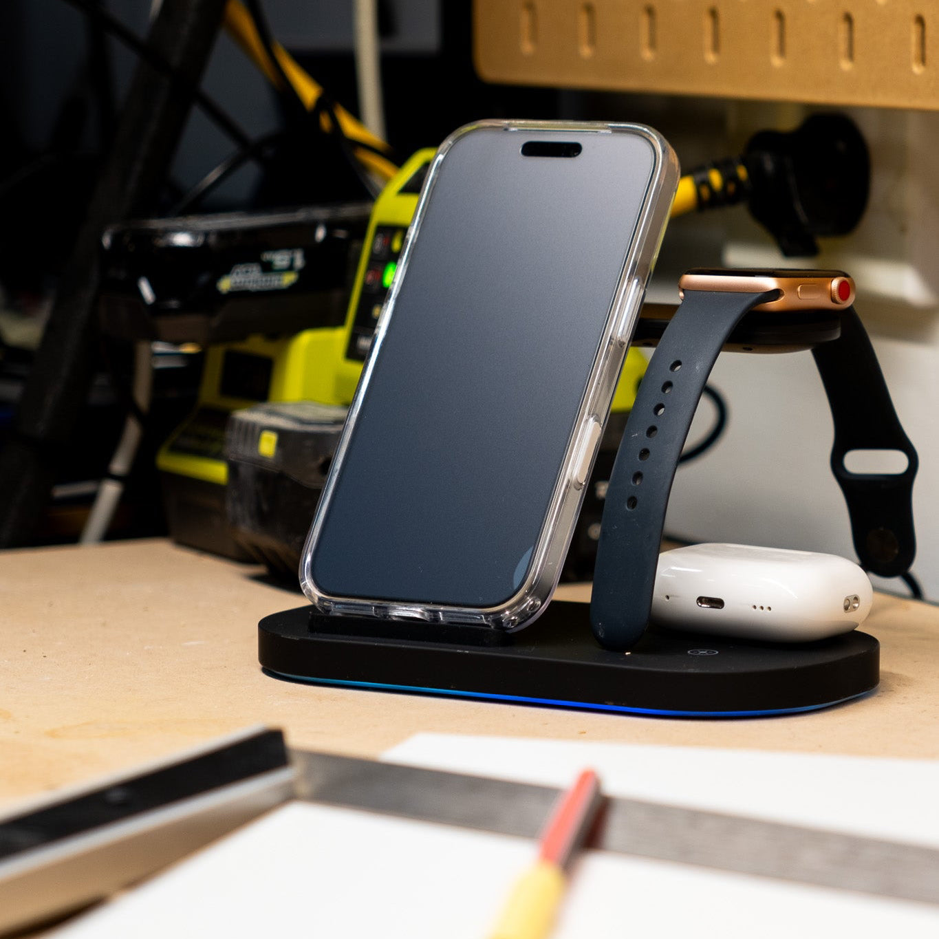 Tough On 3-in-1 Wireless Charger (for Samsung Galaxy Devices) and 20W USB-C Charger Bundle