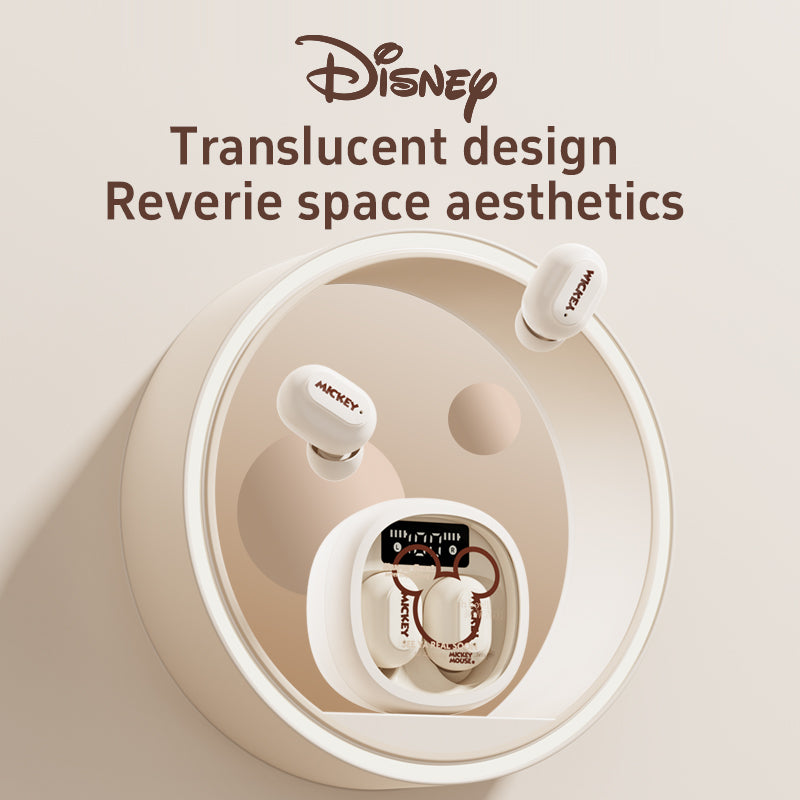 Disney Mickey Wireless Bluetooth Earbuds QS-HWT02 Beige