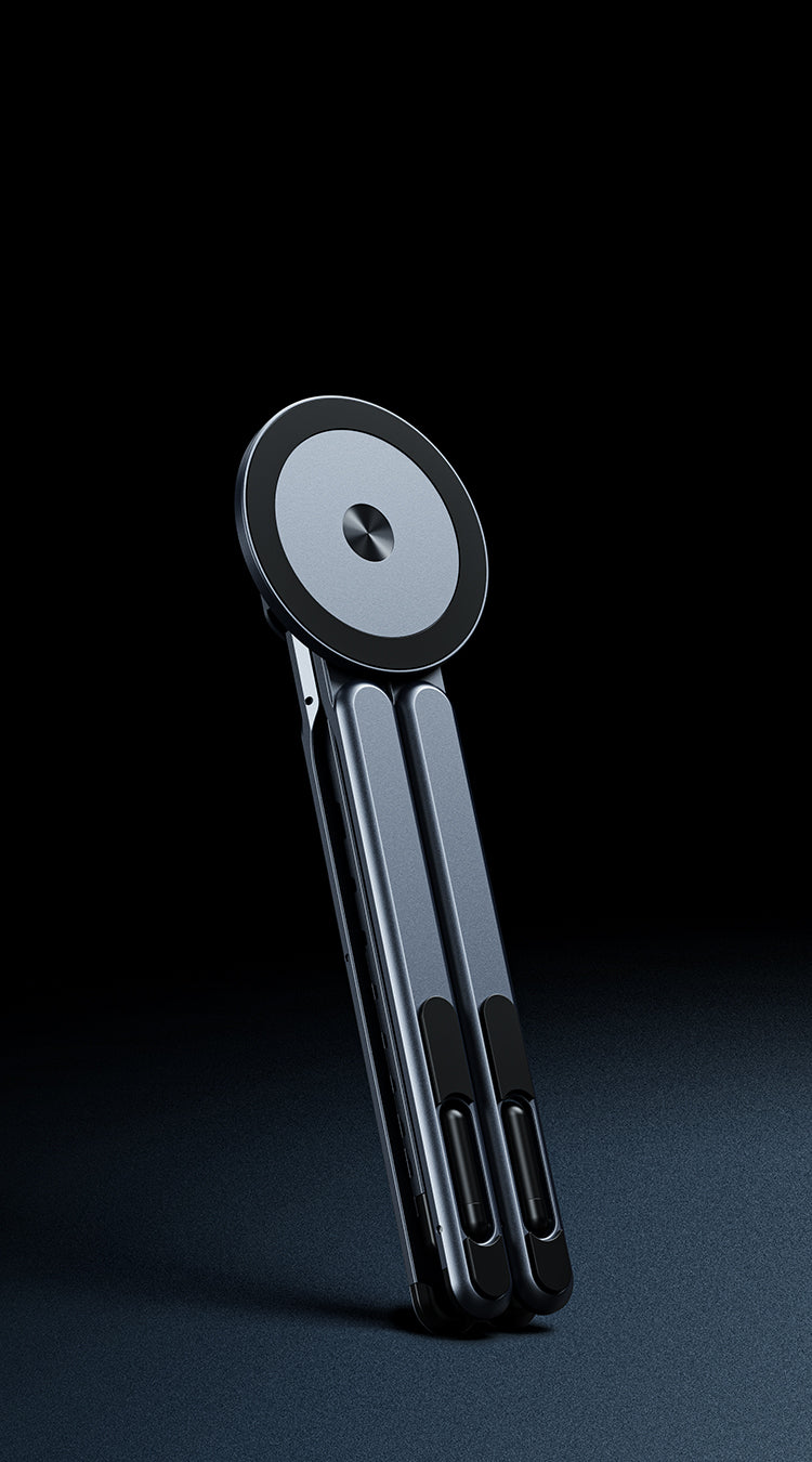 MagStand Tablet Stand Magnetic Phone Holder Grey