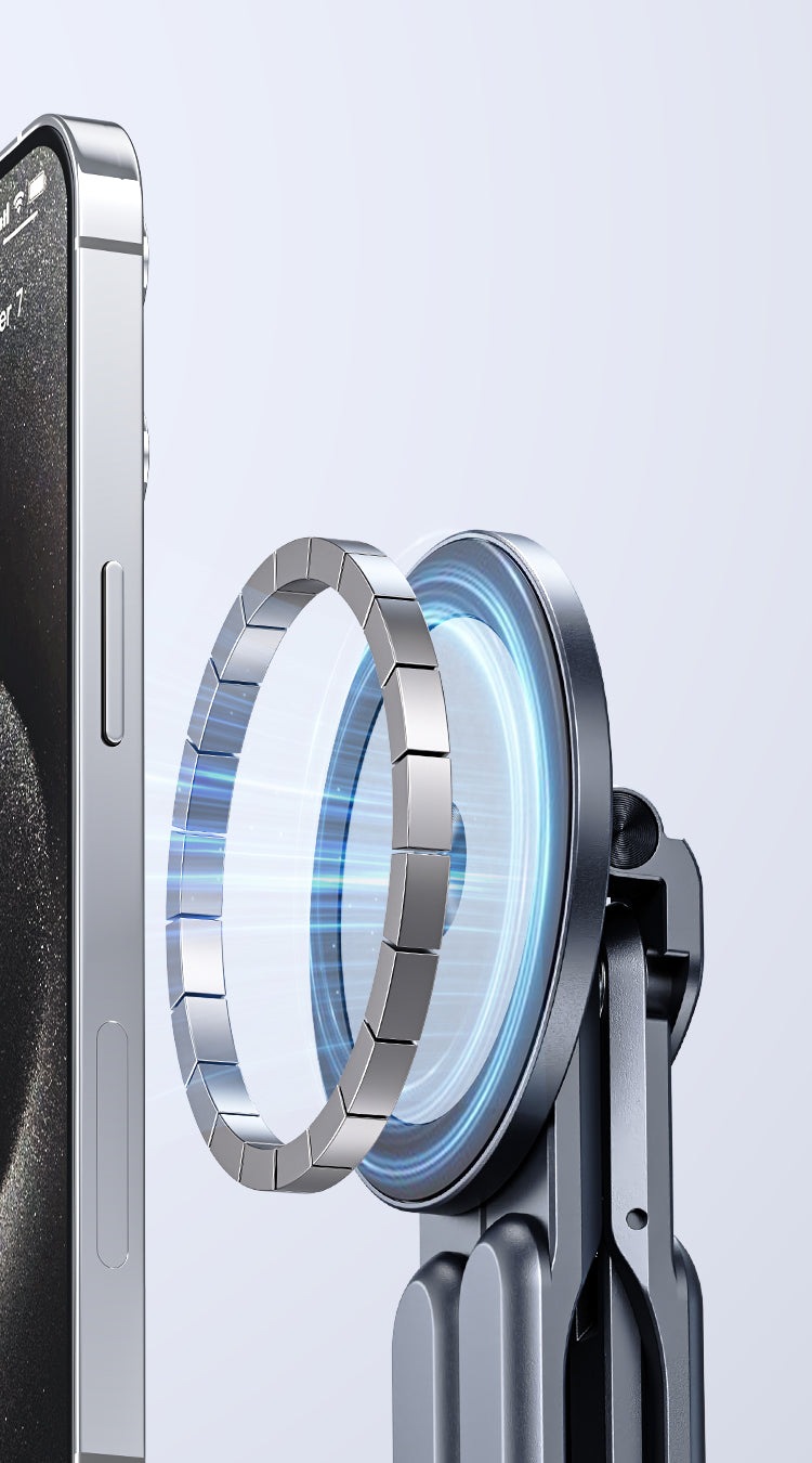 MagStand Tablet Stand Magnetic Phone Holder Grey