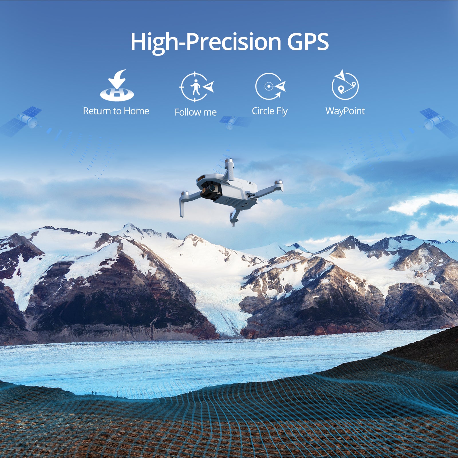 ATOM SE Sub 250 g Foldable GPS Drone with 4K HD EIS Camera