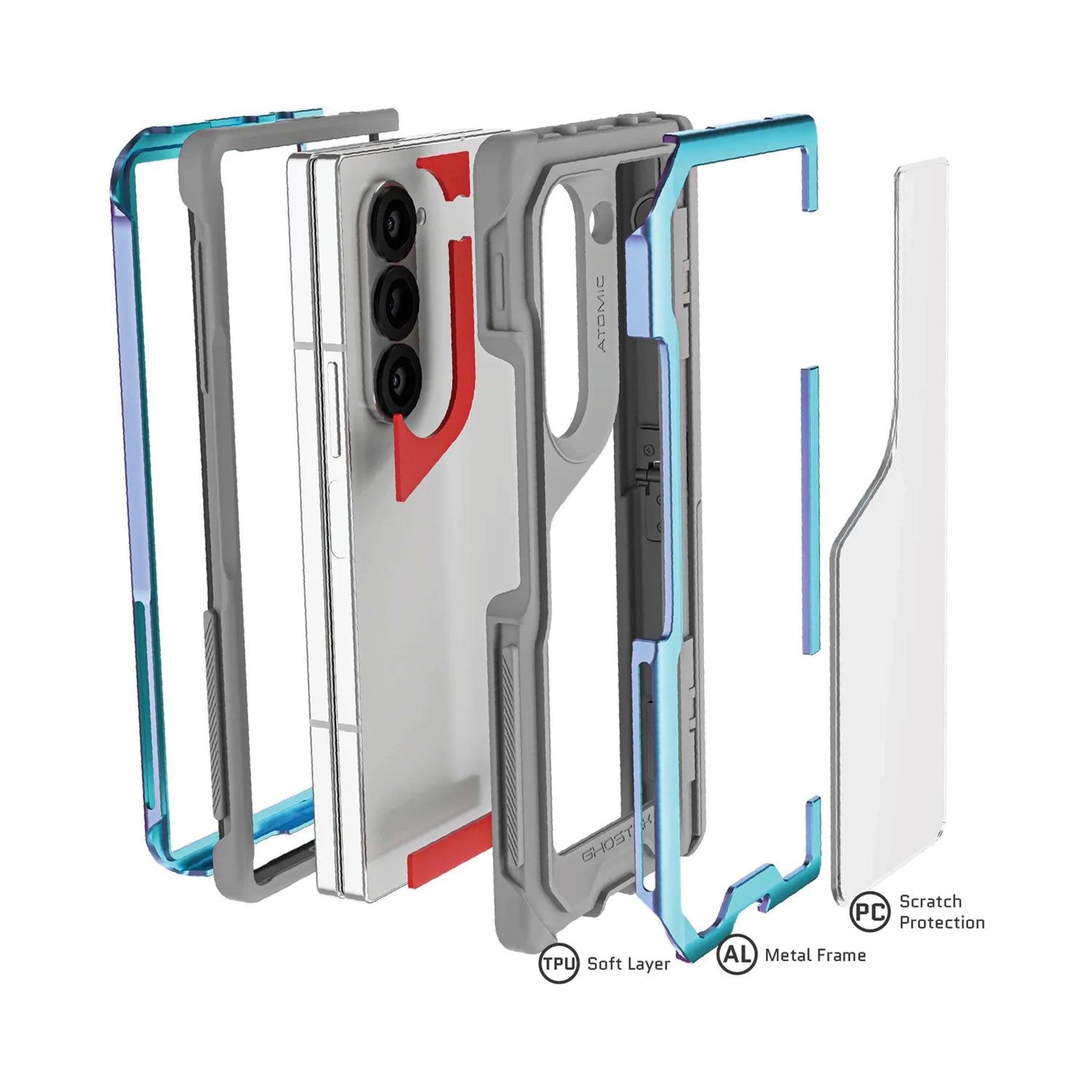 Ghostek Galaxy Z Fold6 Case Atomic Slim