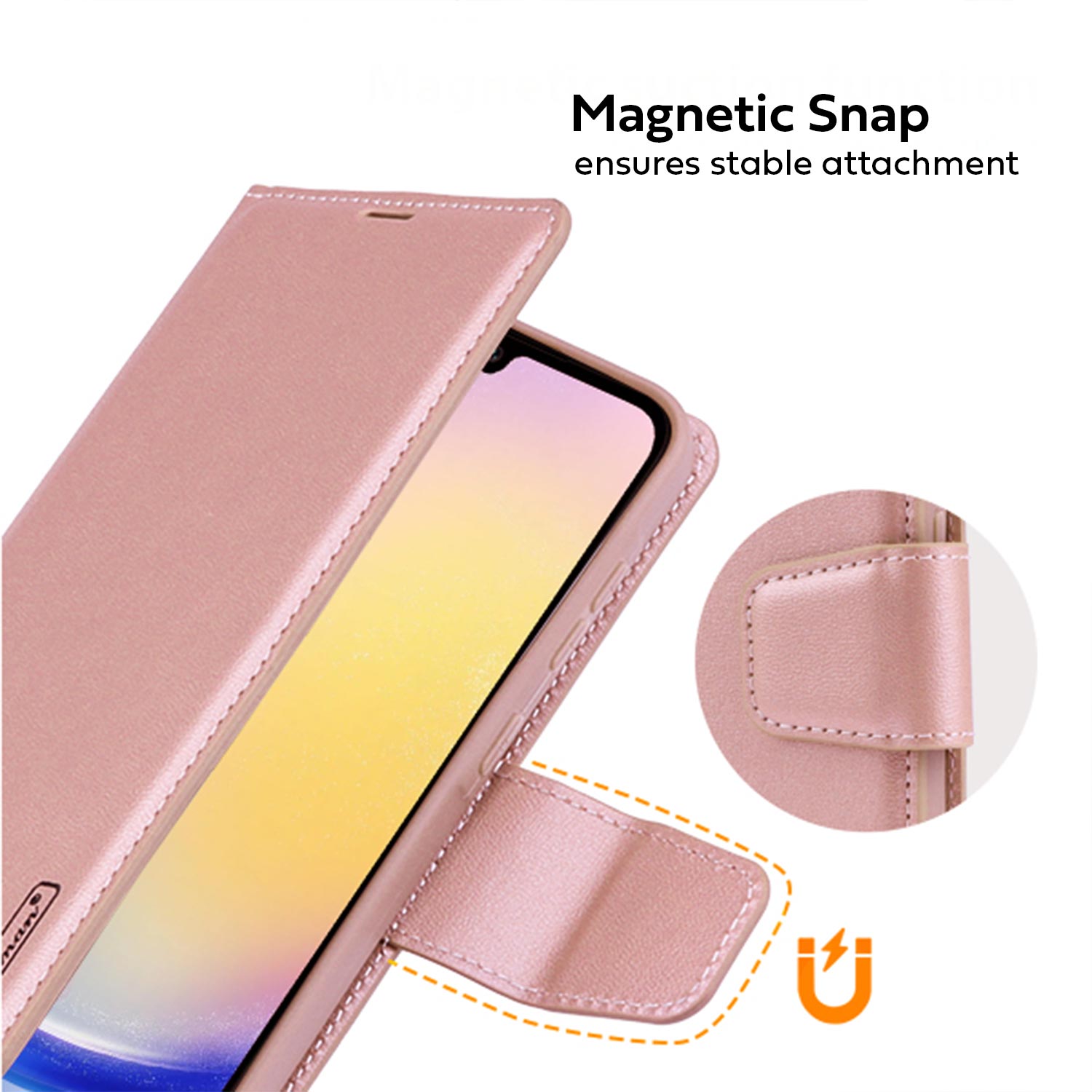 Hanman Samsung Galaxy A36 Case Wallet Leather